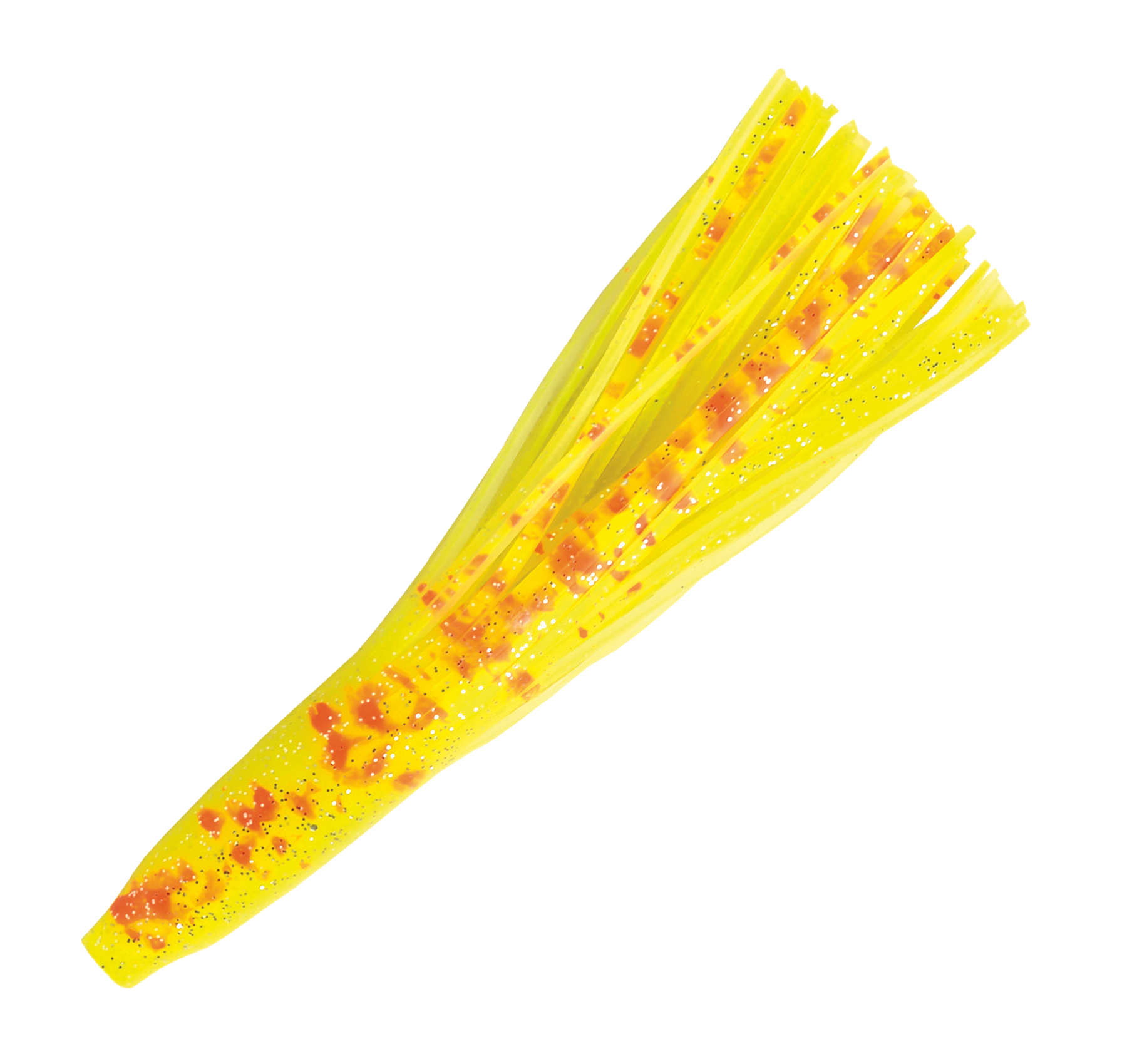 P-Line Double Squid Skirts - Yellow Orange Spots Glow