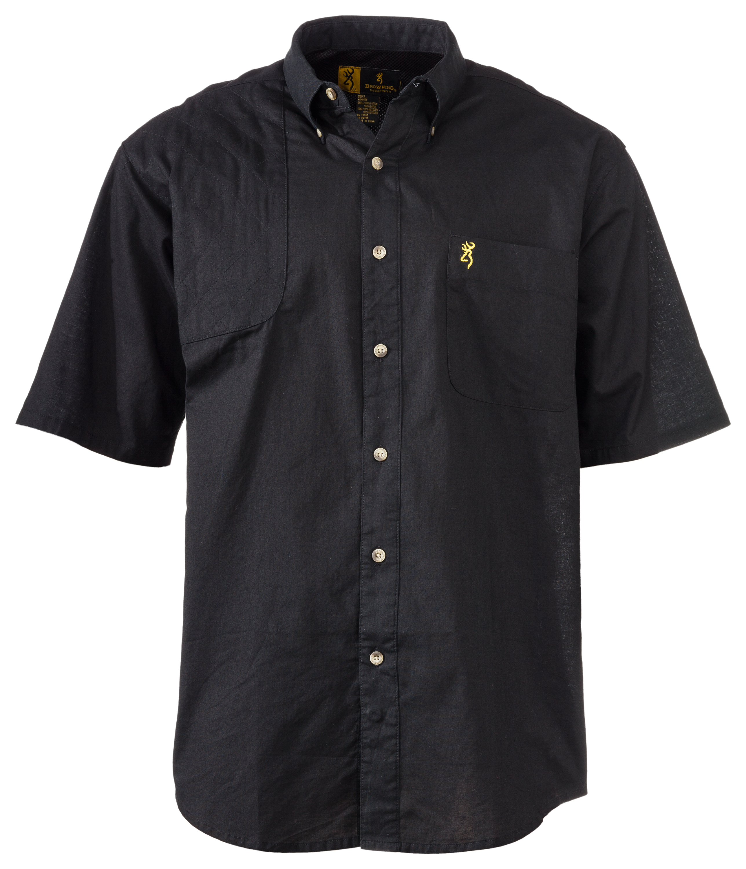 Image of Browning Badger Creek Shooting Shirt for Men - Black - M