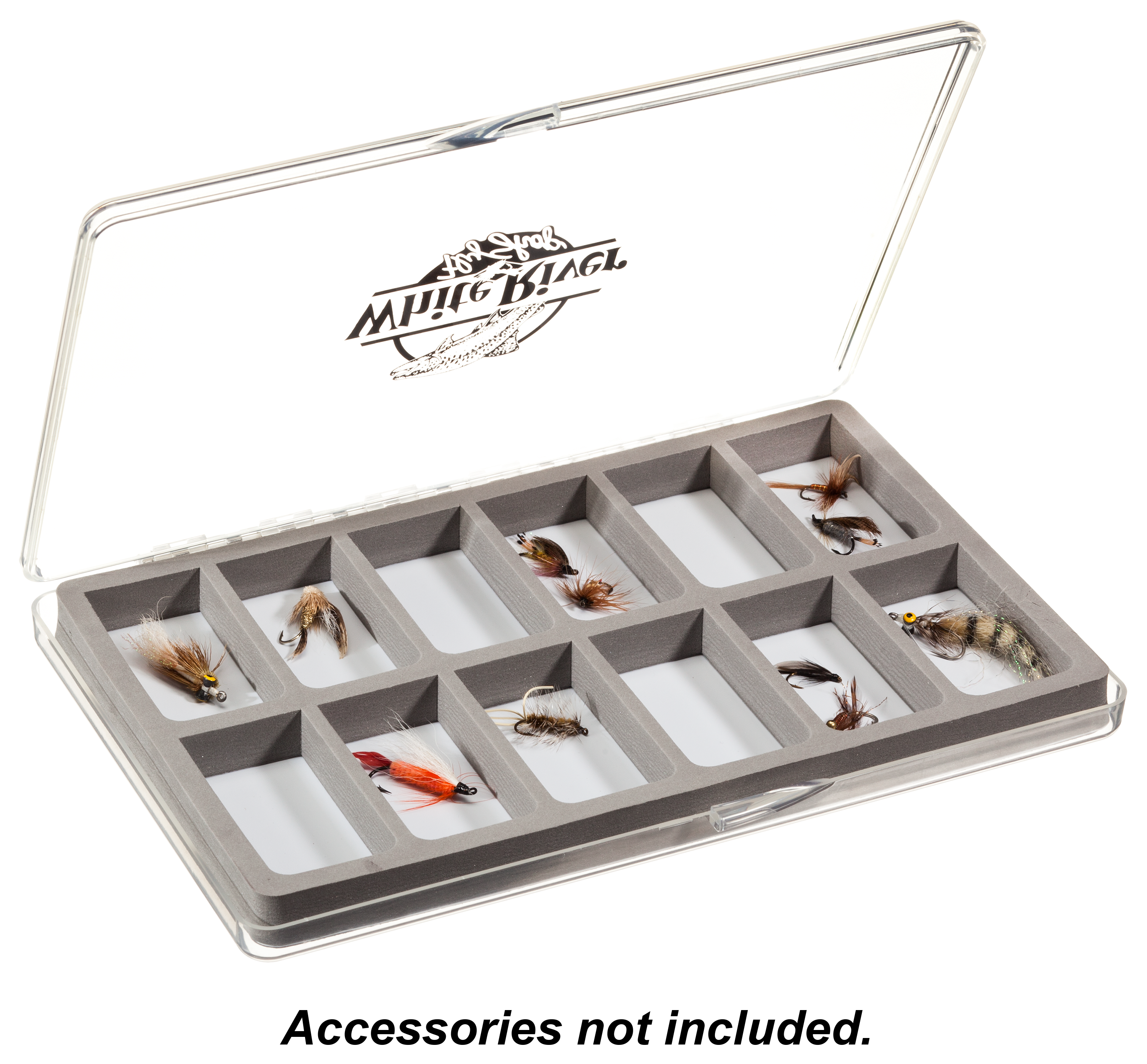 WHITE RIVER FLY SHOP Riseform Extra Large Clear Fly Box