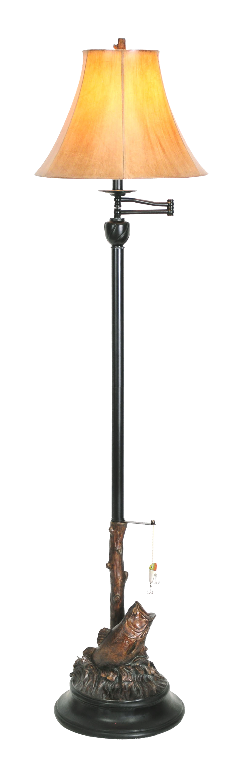 Image of Vintage Direct Adjustable Bass Floor Lamp