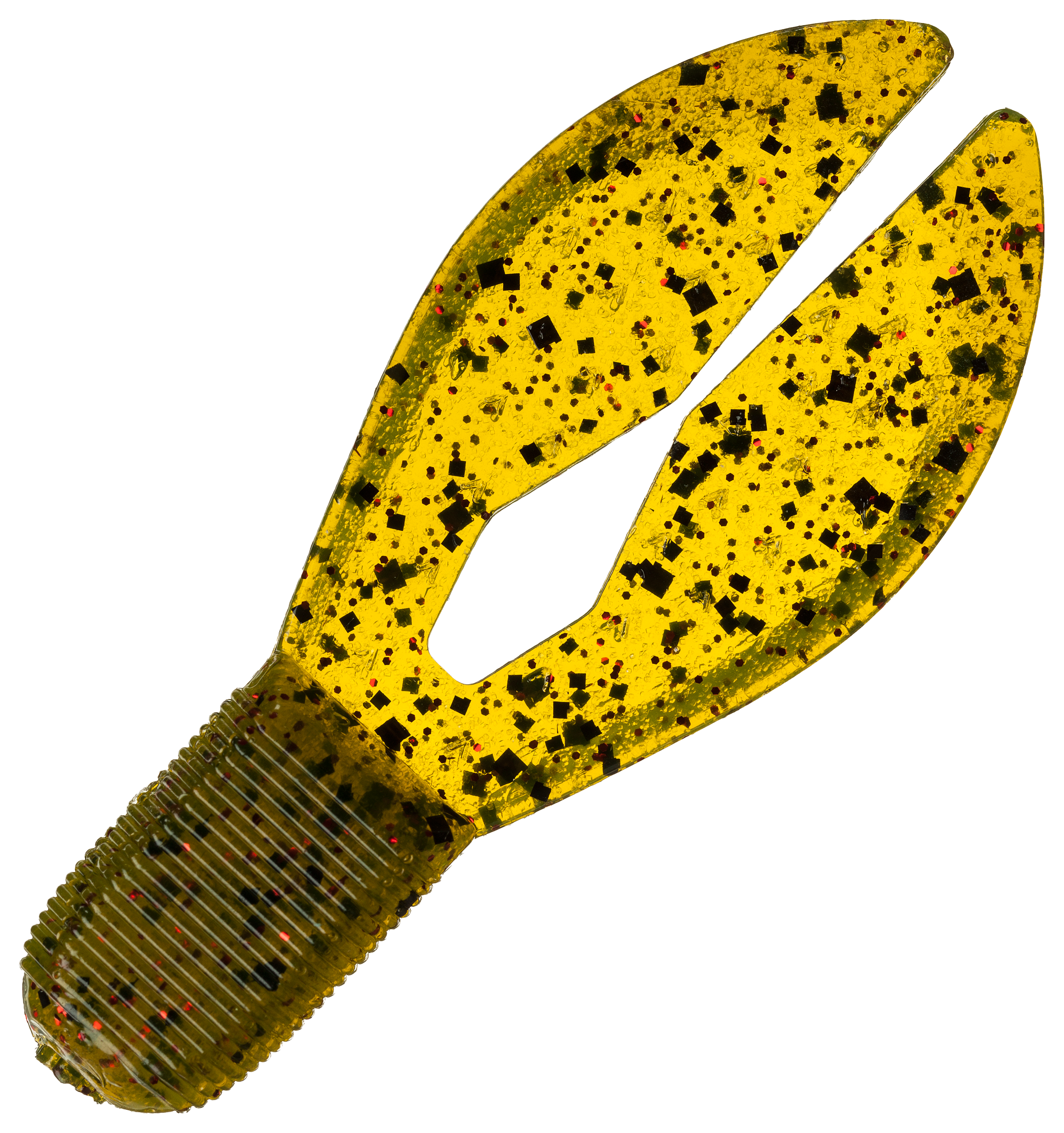 Bass Pro Shops Elite Chunk - 3-1/2'' - Watermleon Red Flake - 6-pack