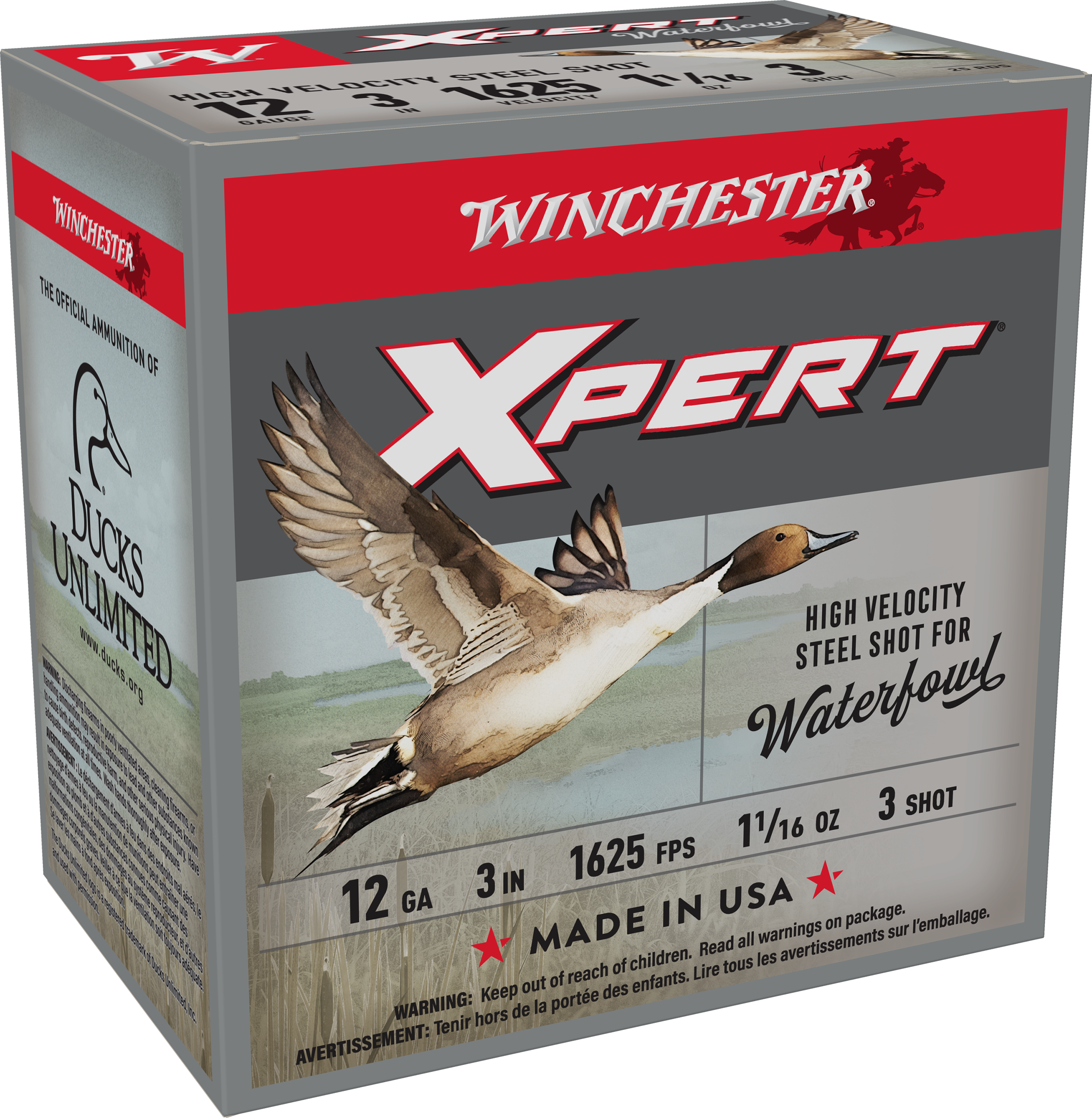 Winchester Xpert HV 12-Ga. 3″ 1-1/16 oz. Shotshells - #3 Shot - 250 Rounds - Winchester