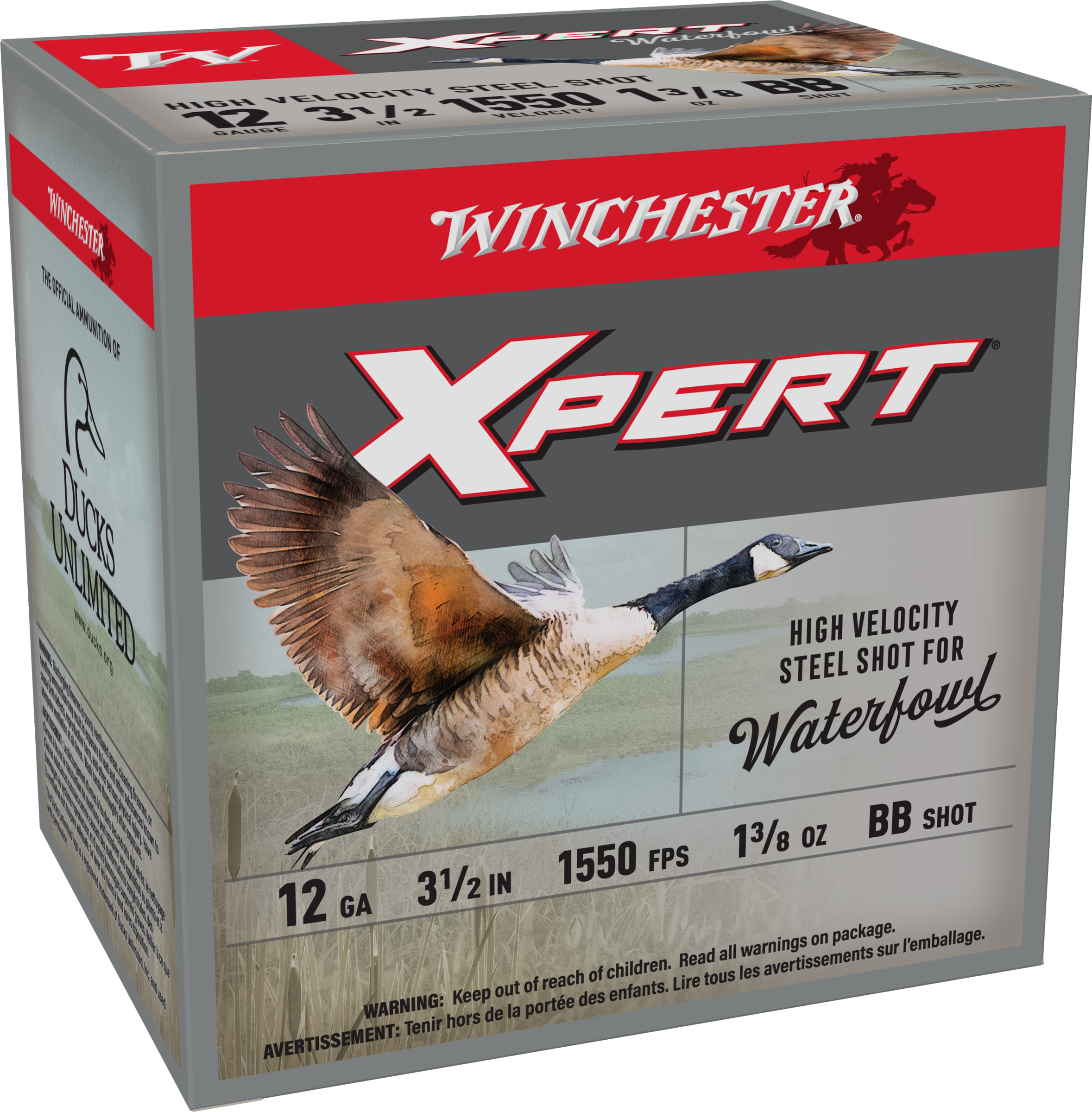 Winchester Super-X Xpert HV Waterfowl 12-Ga. 3.5″ 1-3/8 oz. Shotshells - BB Shot - 250 Rounds - Winchester