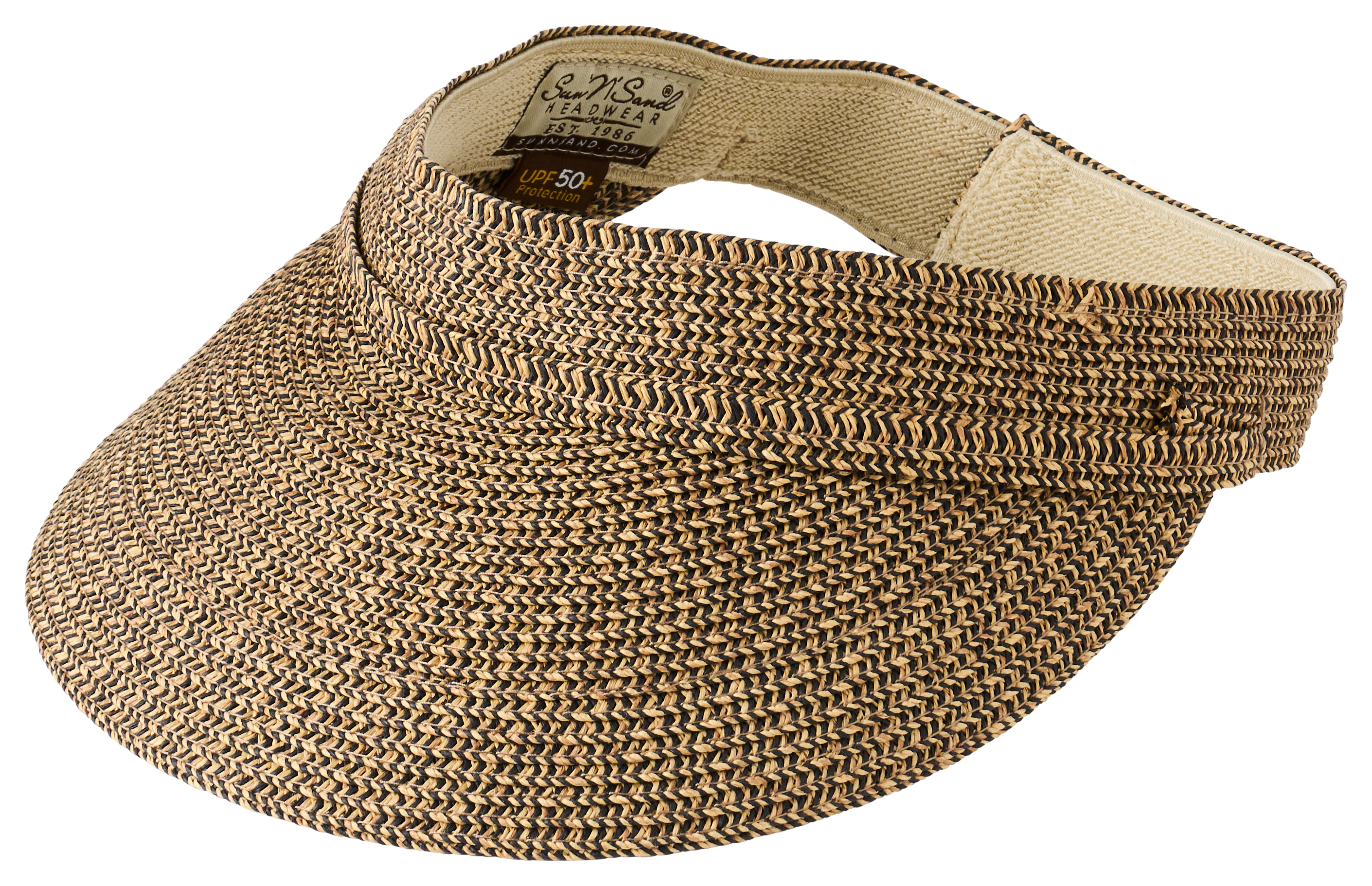 Image of Sun 'N' Sand Paper Braid Visor