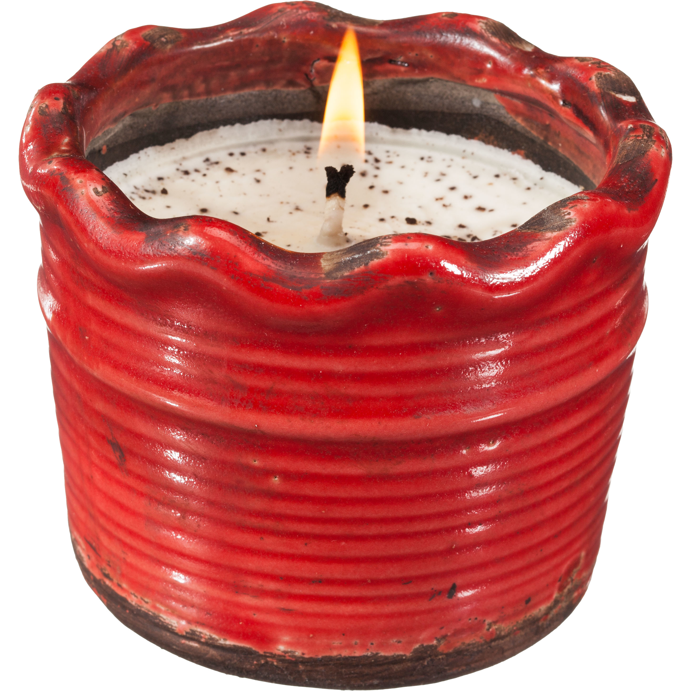 Image of Swan Creek Candle Company Vintage Round Pot Soy Candle - Apple Spice