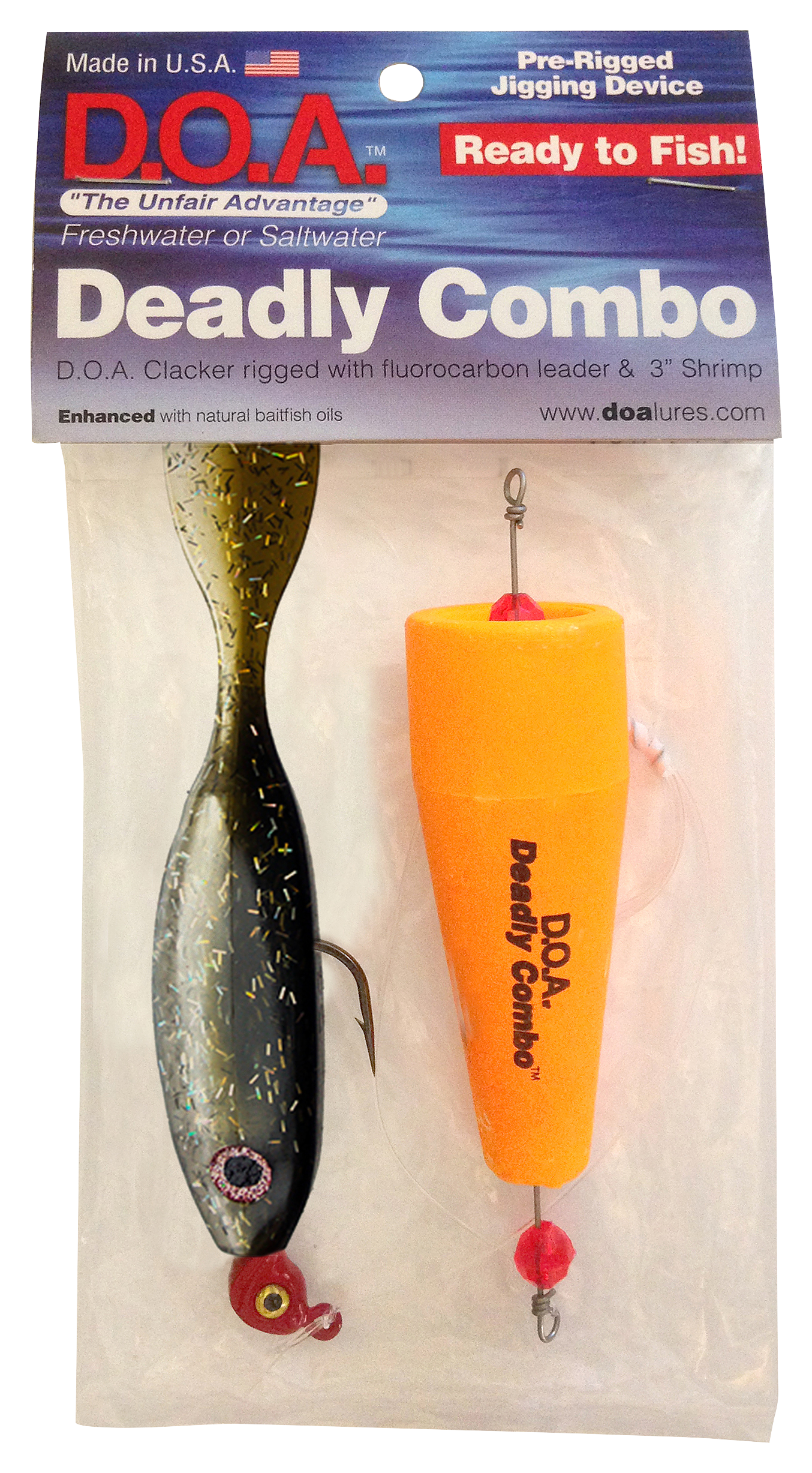  Fishing Lures D.O.A 62305 Deadly Combo Popper - 62305 : Sports  & Outdoors
