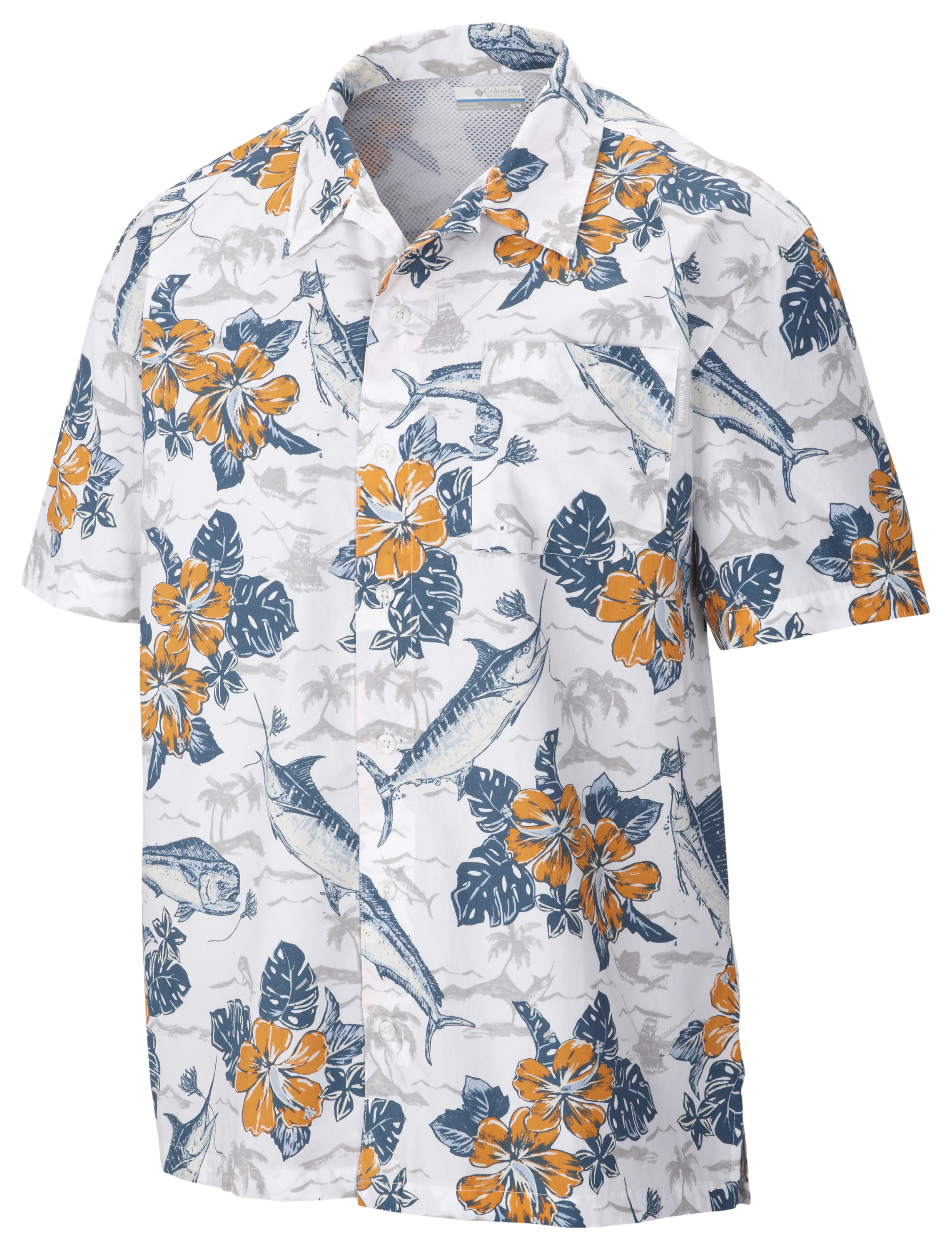 Columbia PFG Trollers Best Hawaiian Gamefish Shirt for Men