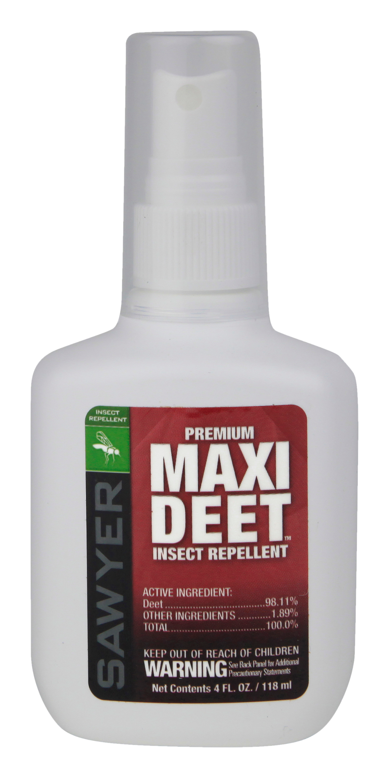 Sawyer MAXI-DEET Low Odor Insect Repellent Spray - 4 oz