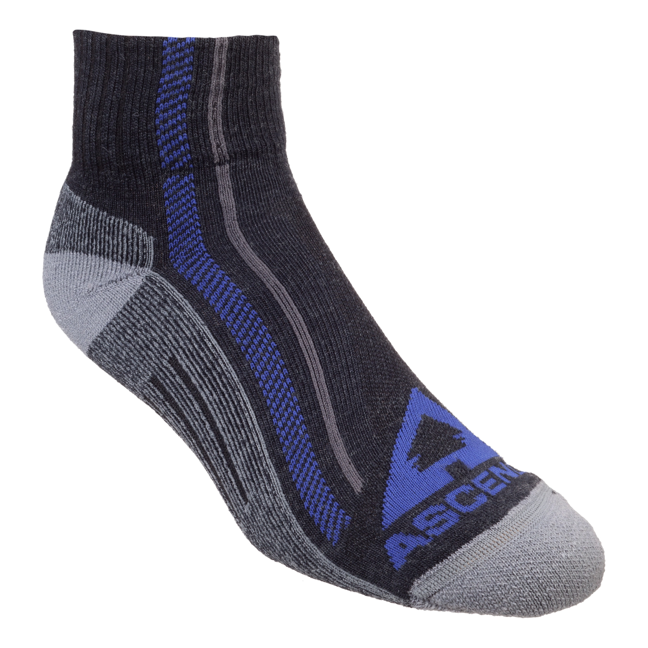 ASCEND Hiker Quarter Socks for Men