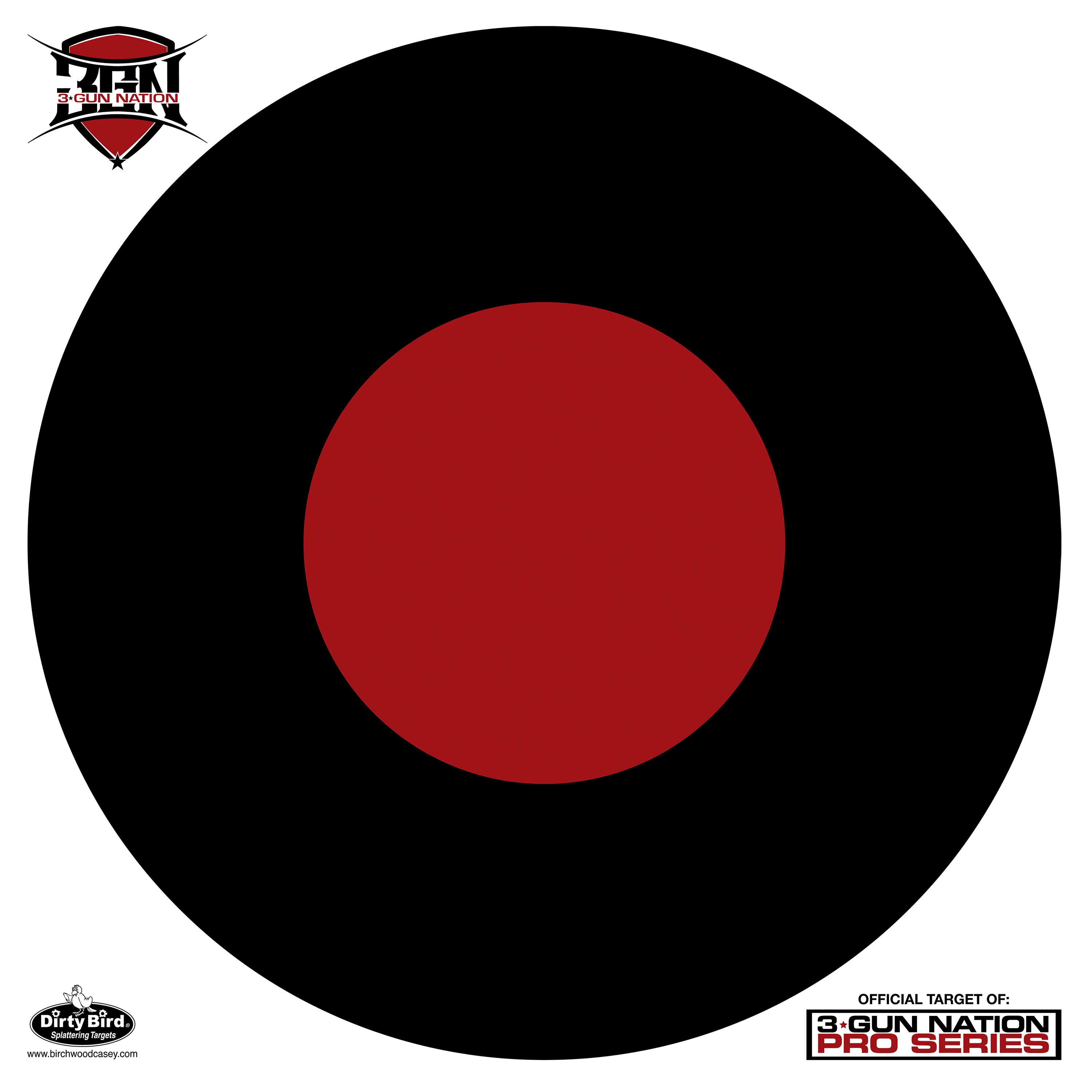 Birchwood Casey Dirty Bird 3-Gun Nation Target - 17.25'
