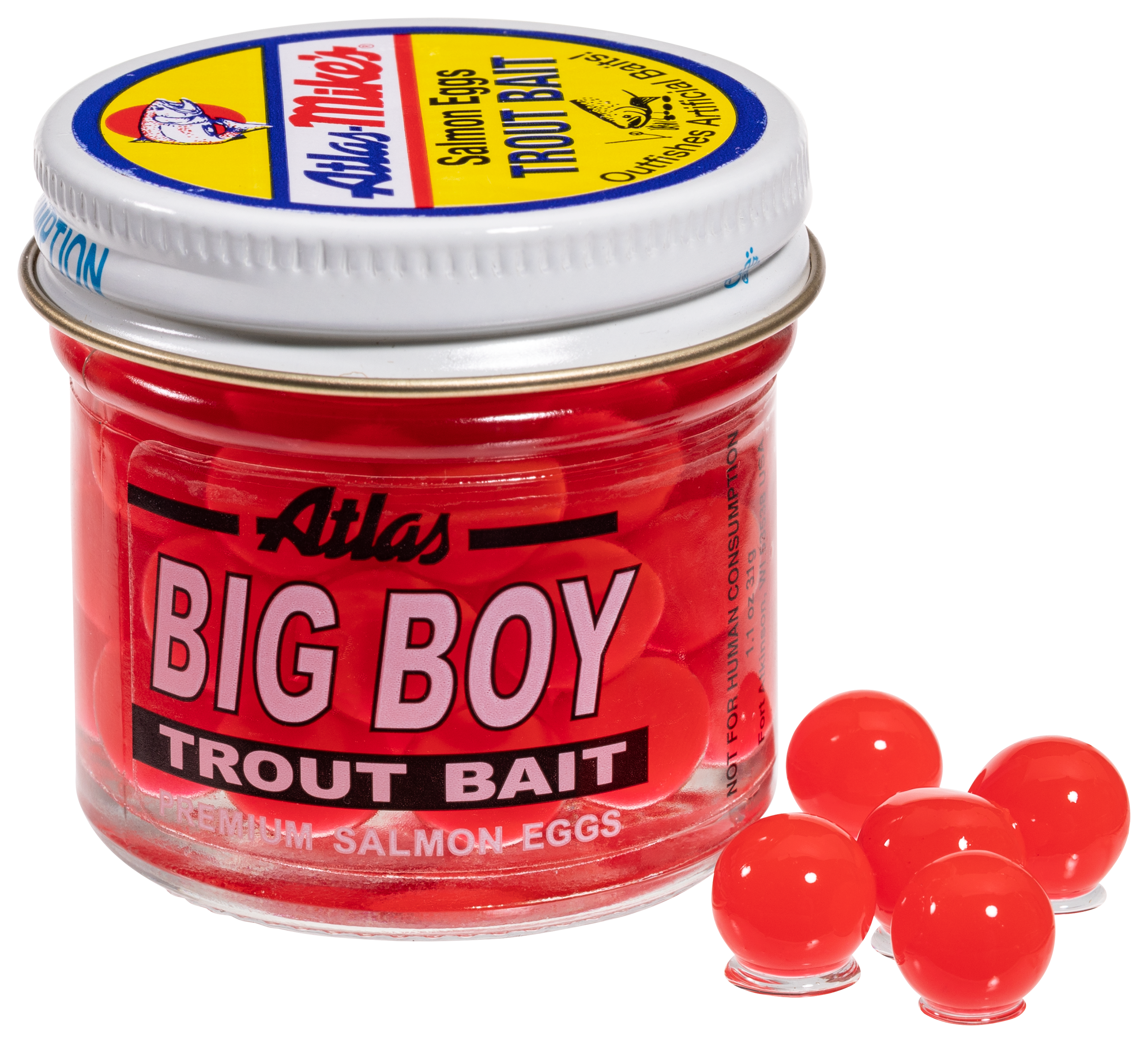 Atlas Big Boy Salmon Eggs Red