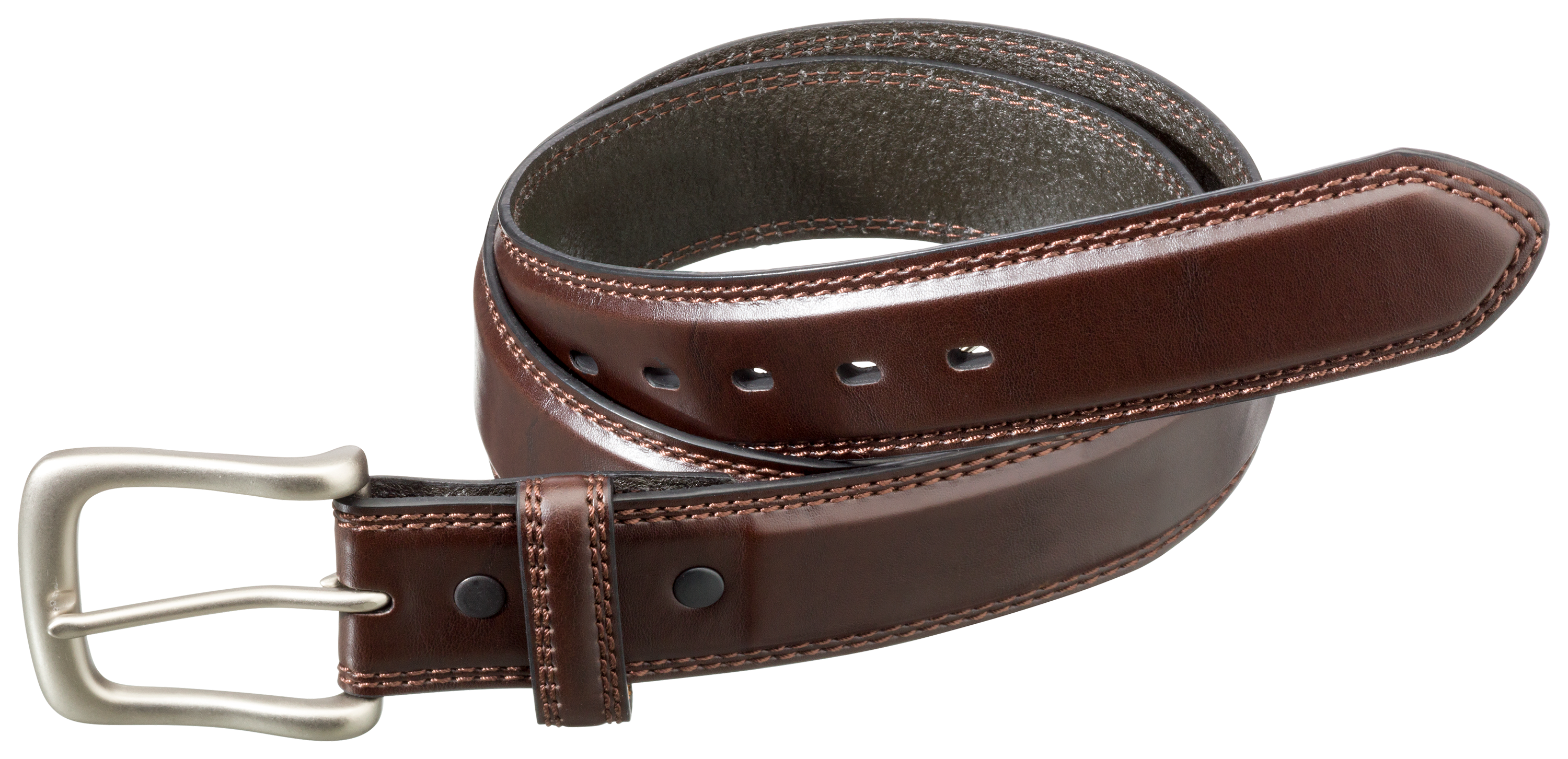 REDHEAD 1-3/8'' Leather Double Stitch Belt for Men