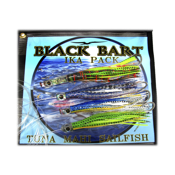 Black Bart Ika Rigged Lure Pack
