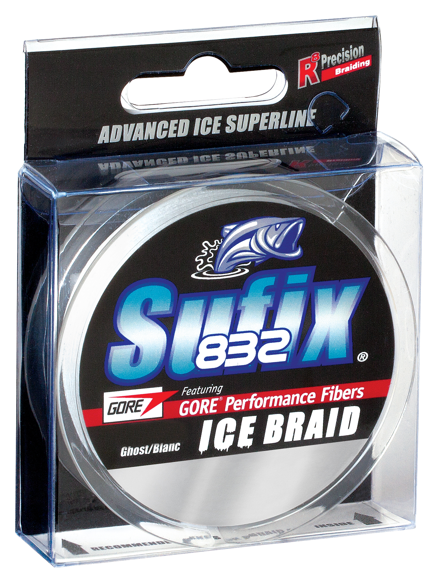 Sufix 50 Yard 832 Ice Braid Fishing Line - 6 lb. Test - Ghost