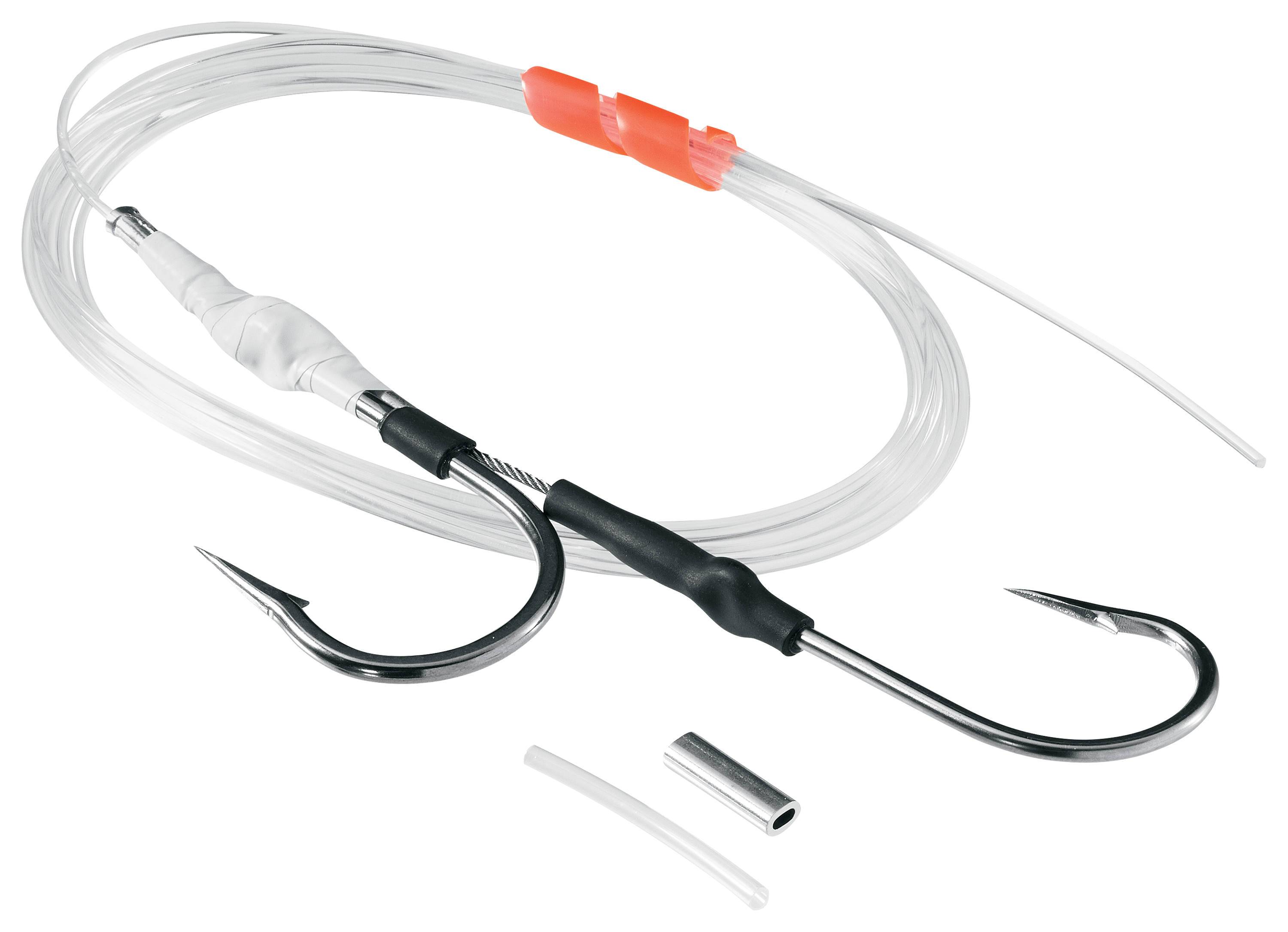 Image of Black Bart Stainless Steel Double Hookset - 11/0 - 530 Lb. Test