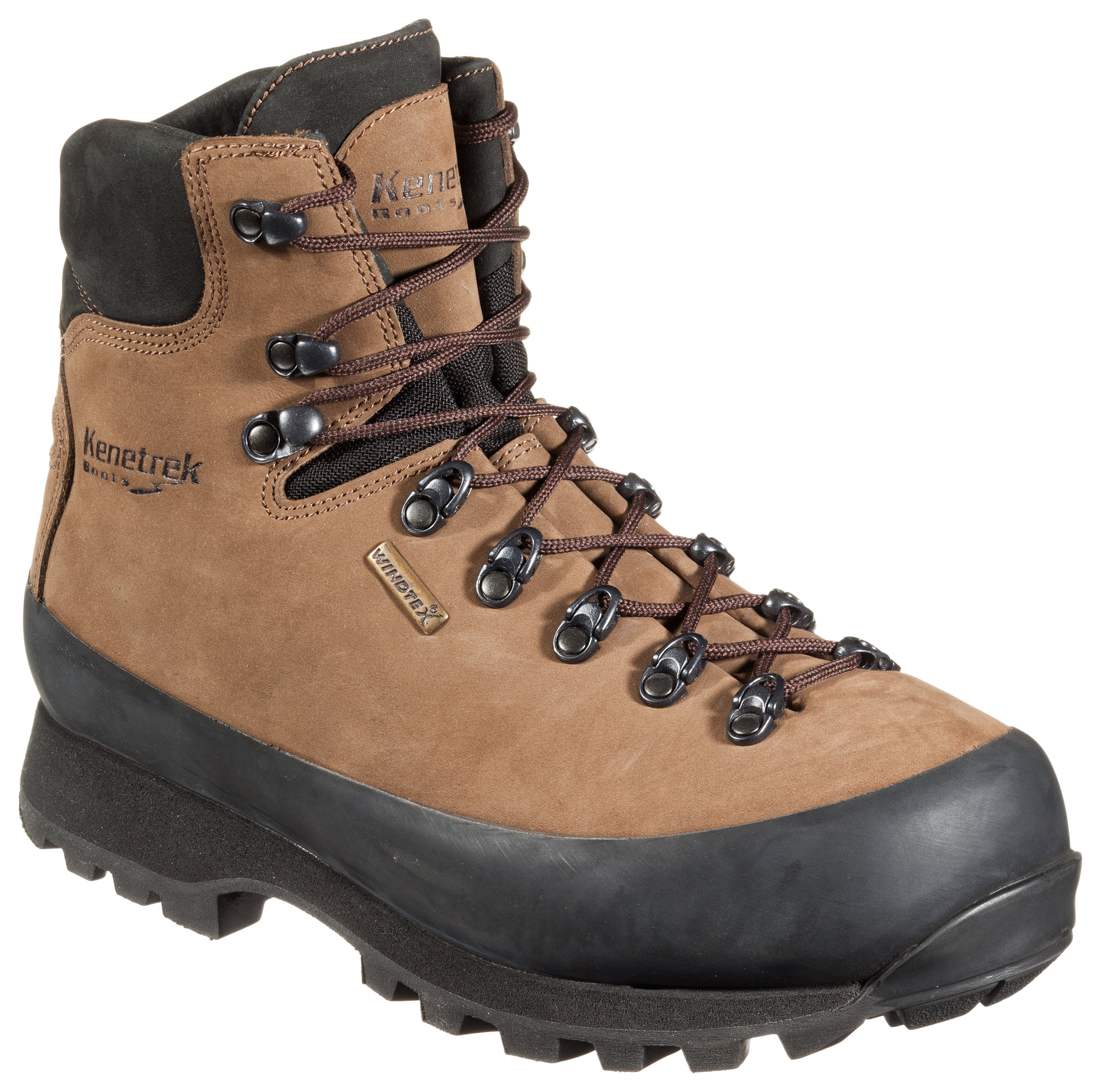 Kenetrek Hardscrabble Waterproof Hiking Boots for Men - Brown - 10M