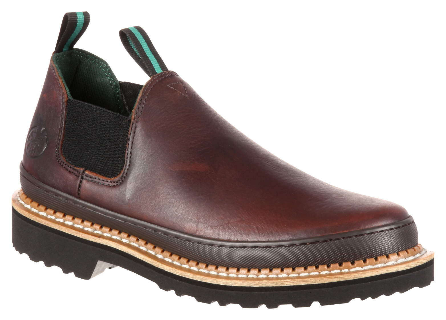 Image of Georgia Boot Georgia Giant Romeo Work Shoes for Men - Soggy Brown - 9M