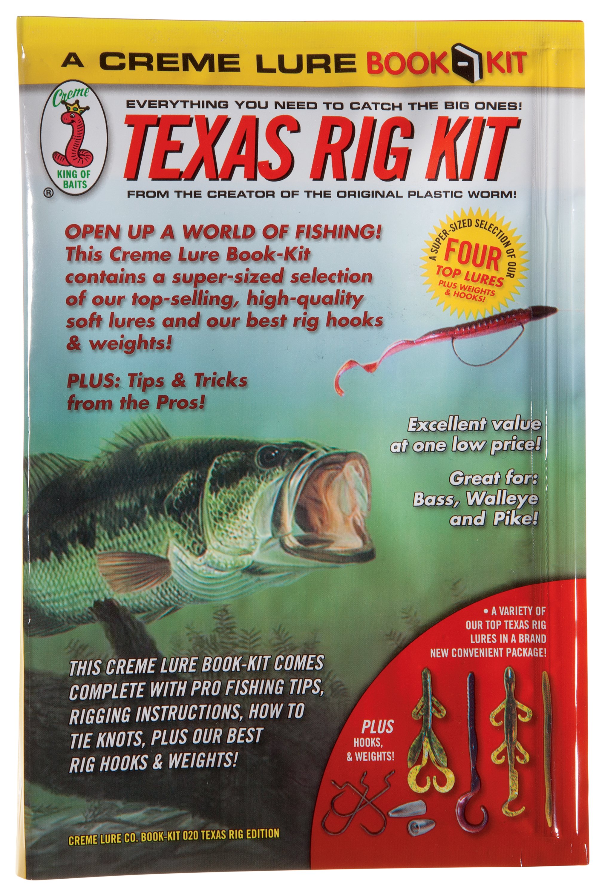 Creme Texas Rig Kit 18 Pieces