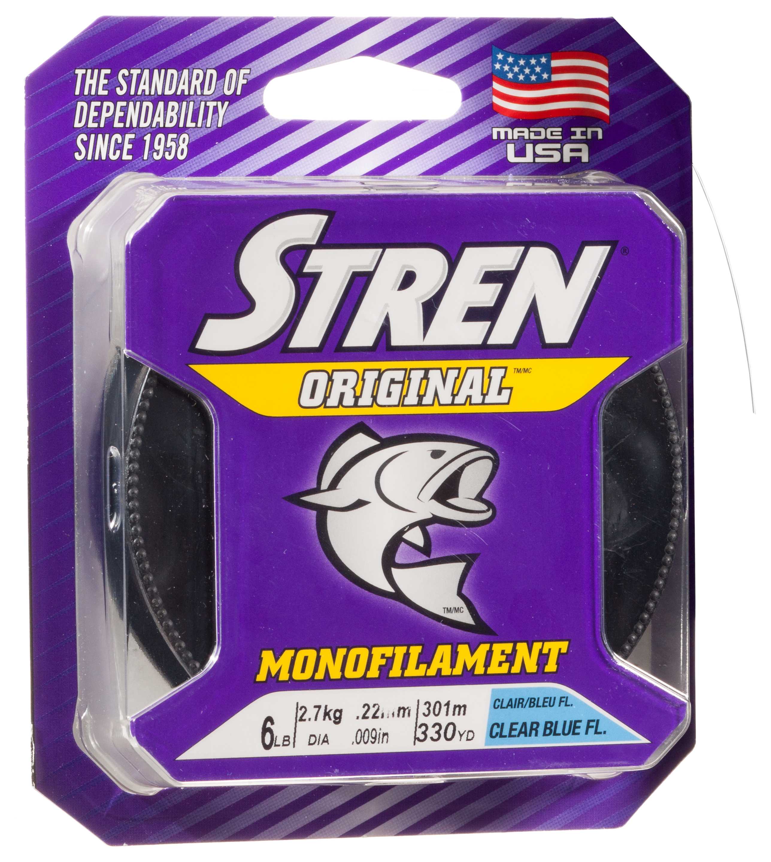 Image of Stren Original Monofilament Fishing Line - Clear - 4 Lb. Test