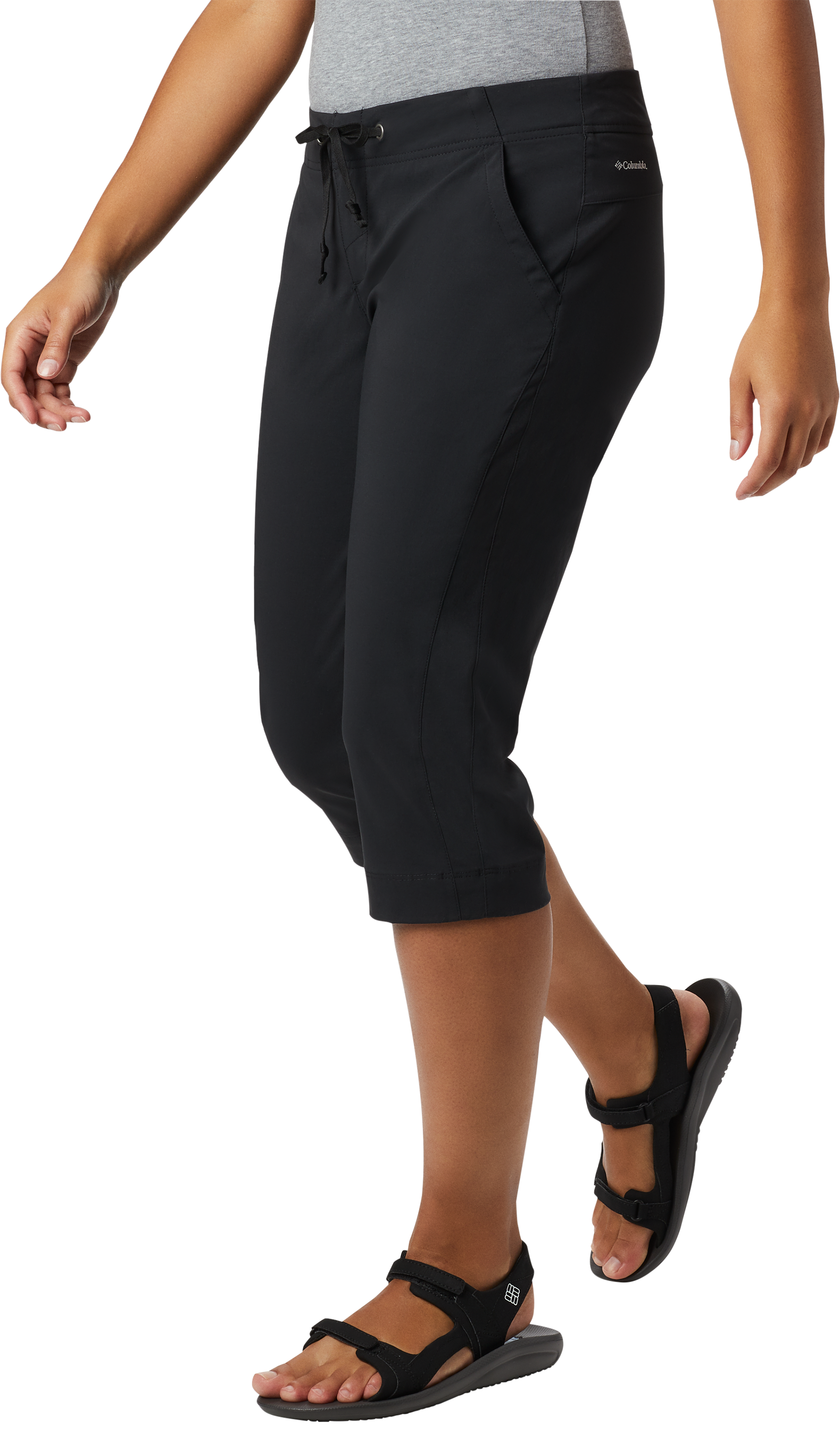  Columbia Women's Coral Point Capri, Black, 10 : Clothing, Shoes  & Jewelry