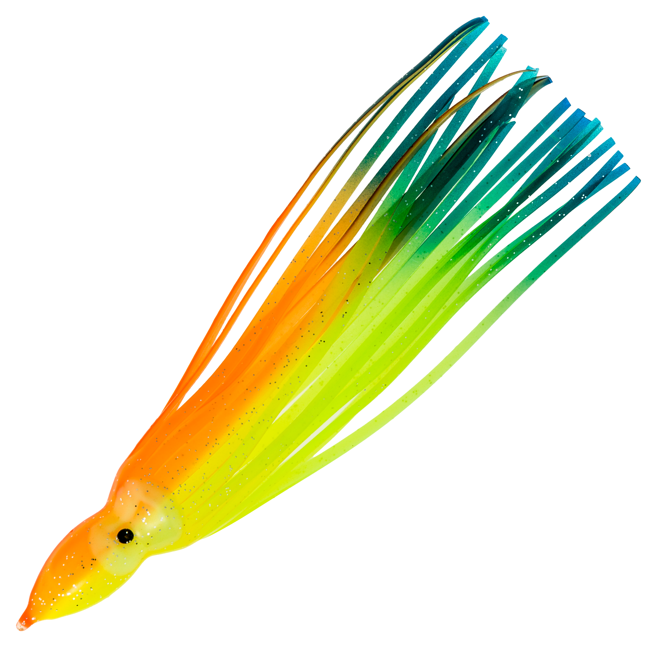 Offshore Angler Squid Skirts - 7-1/2' - Orange Chartreuse