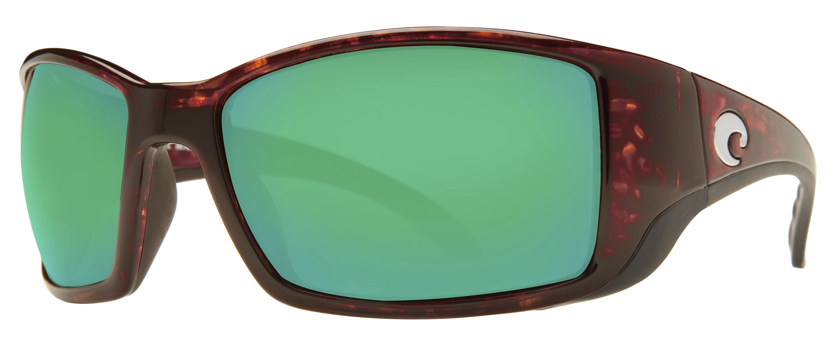 Costa Blackfin 580P Polarized Sunglasses - Tortoise+Black/Green Mirror -  Costa Del Mar