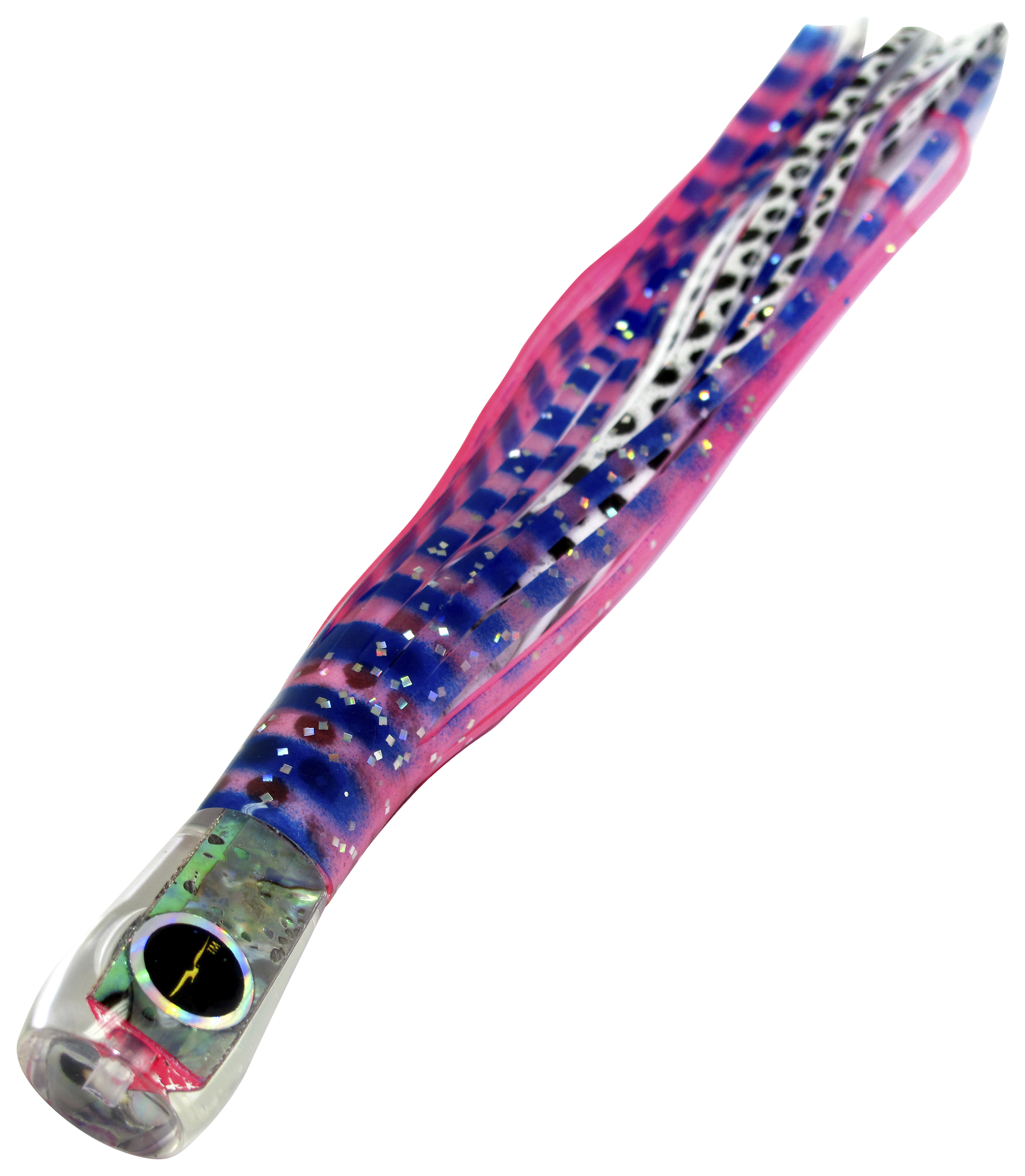 Image of Black Bart Bully Micro Bait - Pink Tiger/White Dot