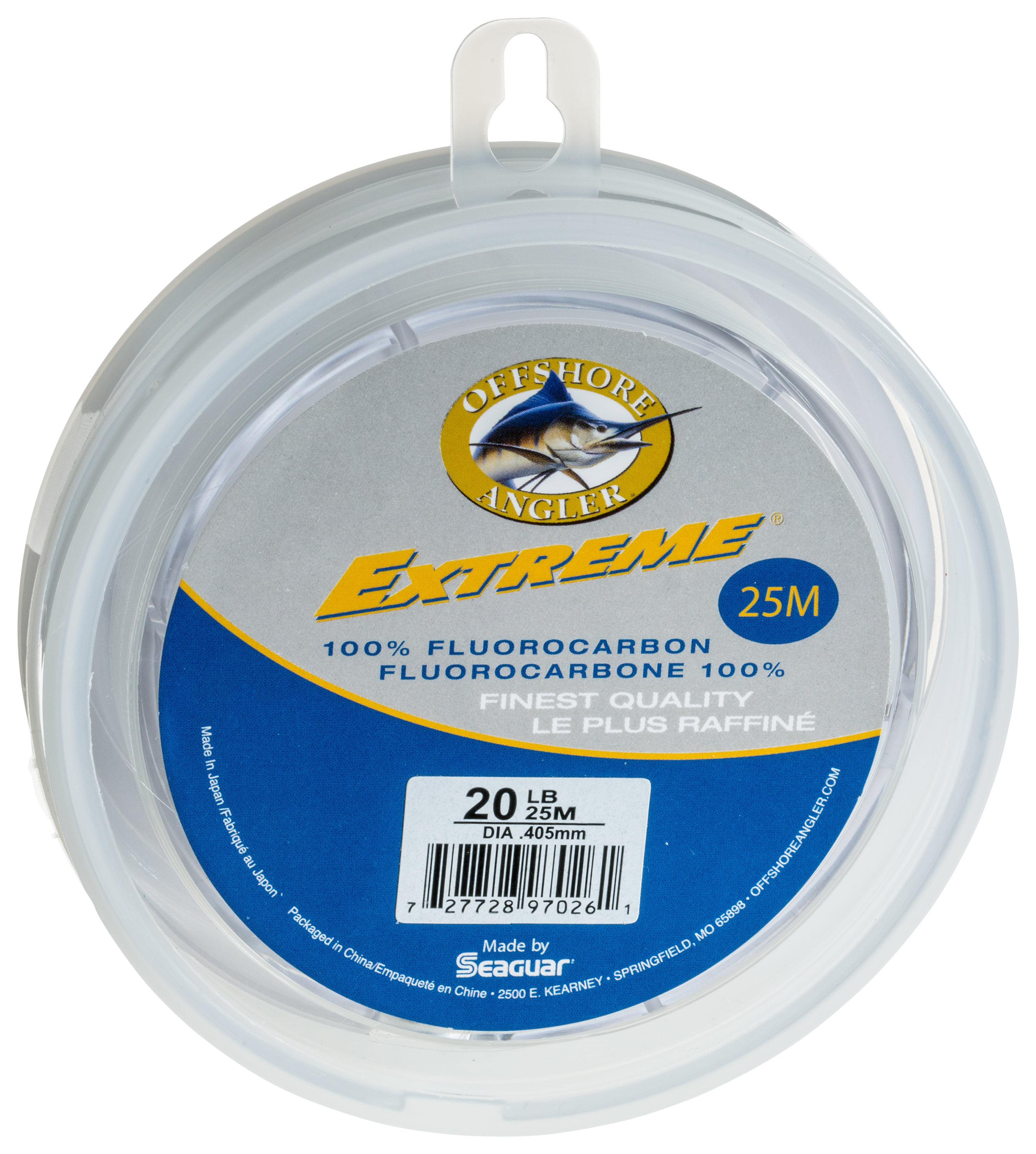Offshore Angler Extreme Fluorocarbon Saltwater Leader 100 Meters - Clear - 50 lb.