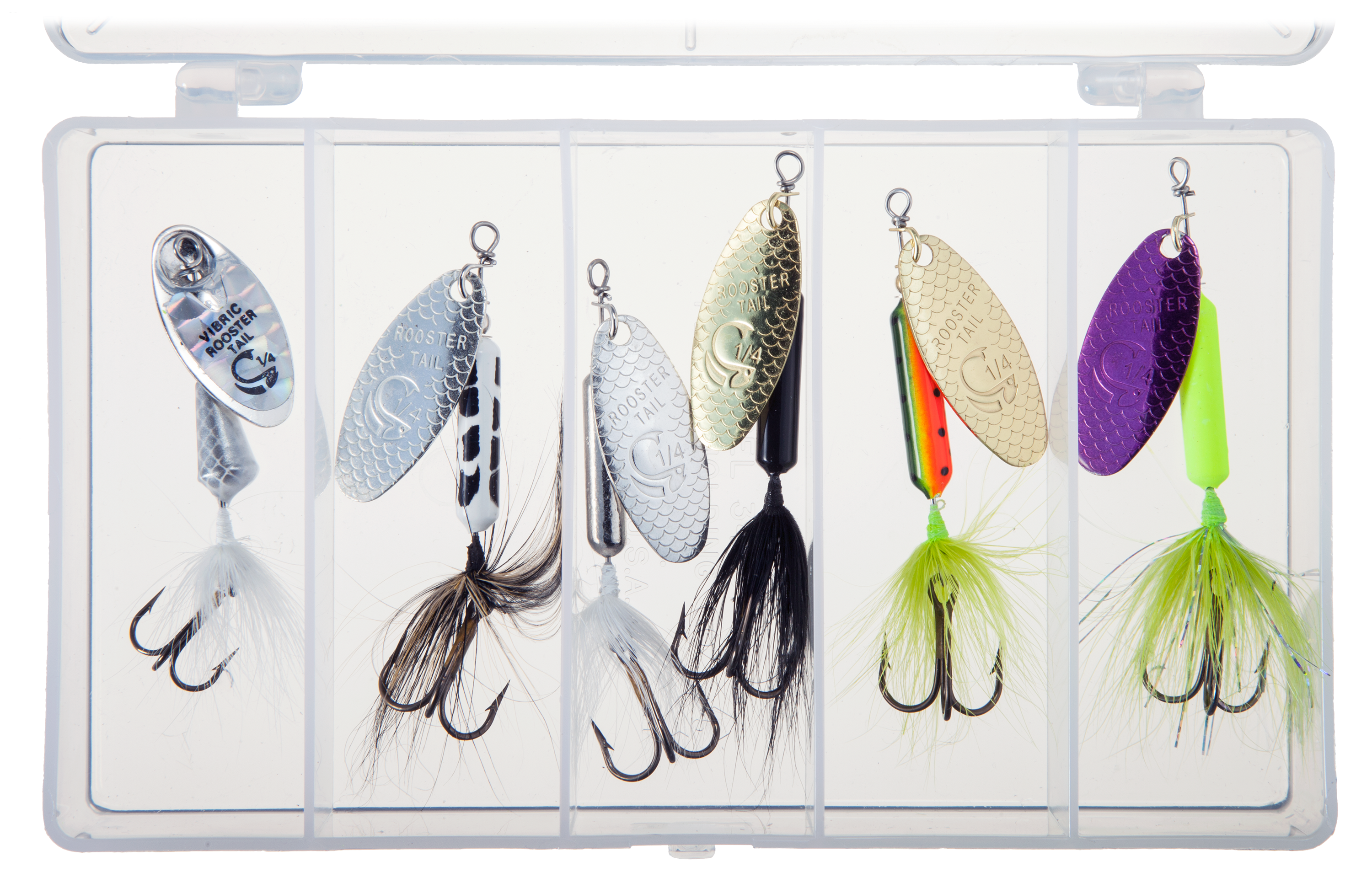 Worden's Rooster Tail Big-Bass Pak - Chrome