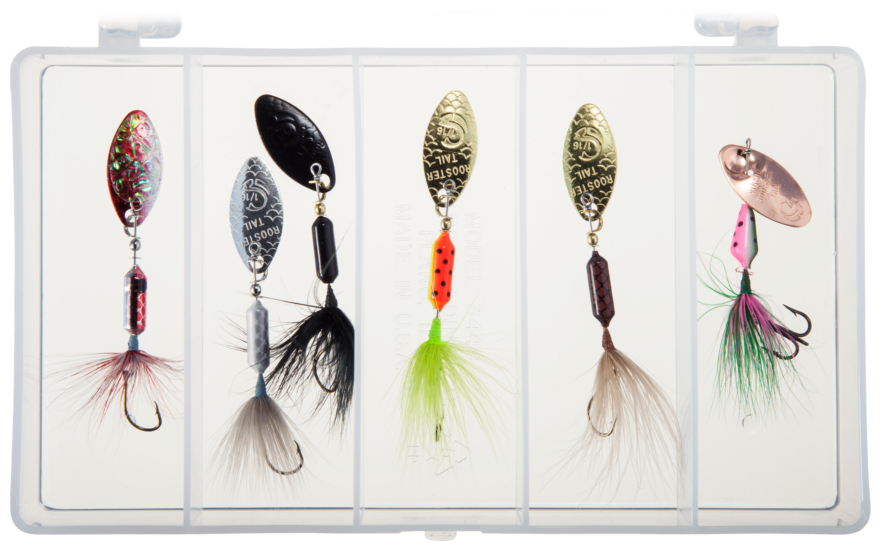  VMSIXVM Trout Lures Trout Spinners, Rooster Tail Trout Fishing  Lures For Bass Salmon Pike, Fishing Spinner Kit Smallmouth Bass Lures