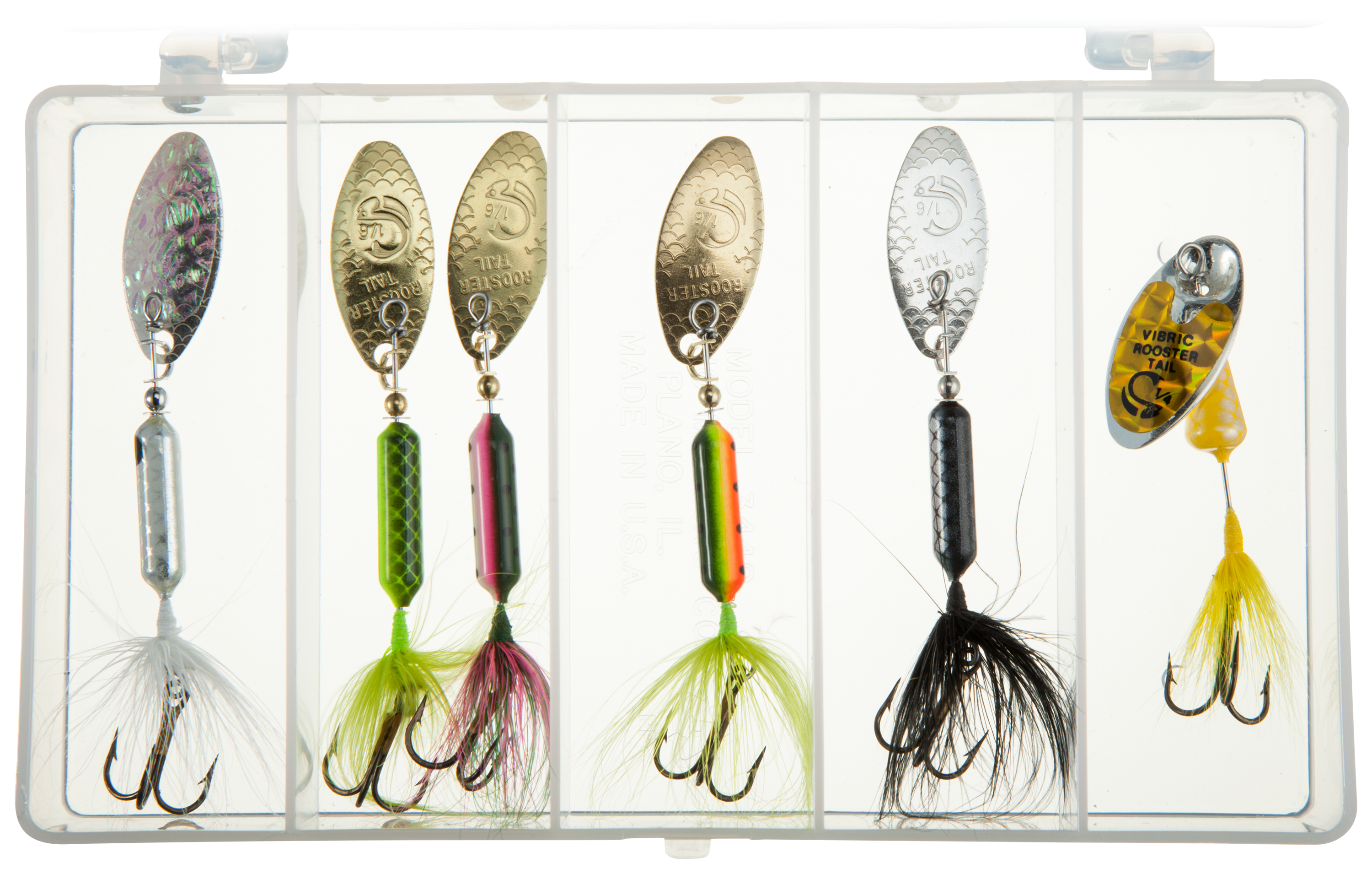 Worden's Rooster Tail Y351 Bass Trophy Pack