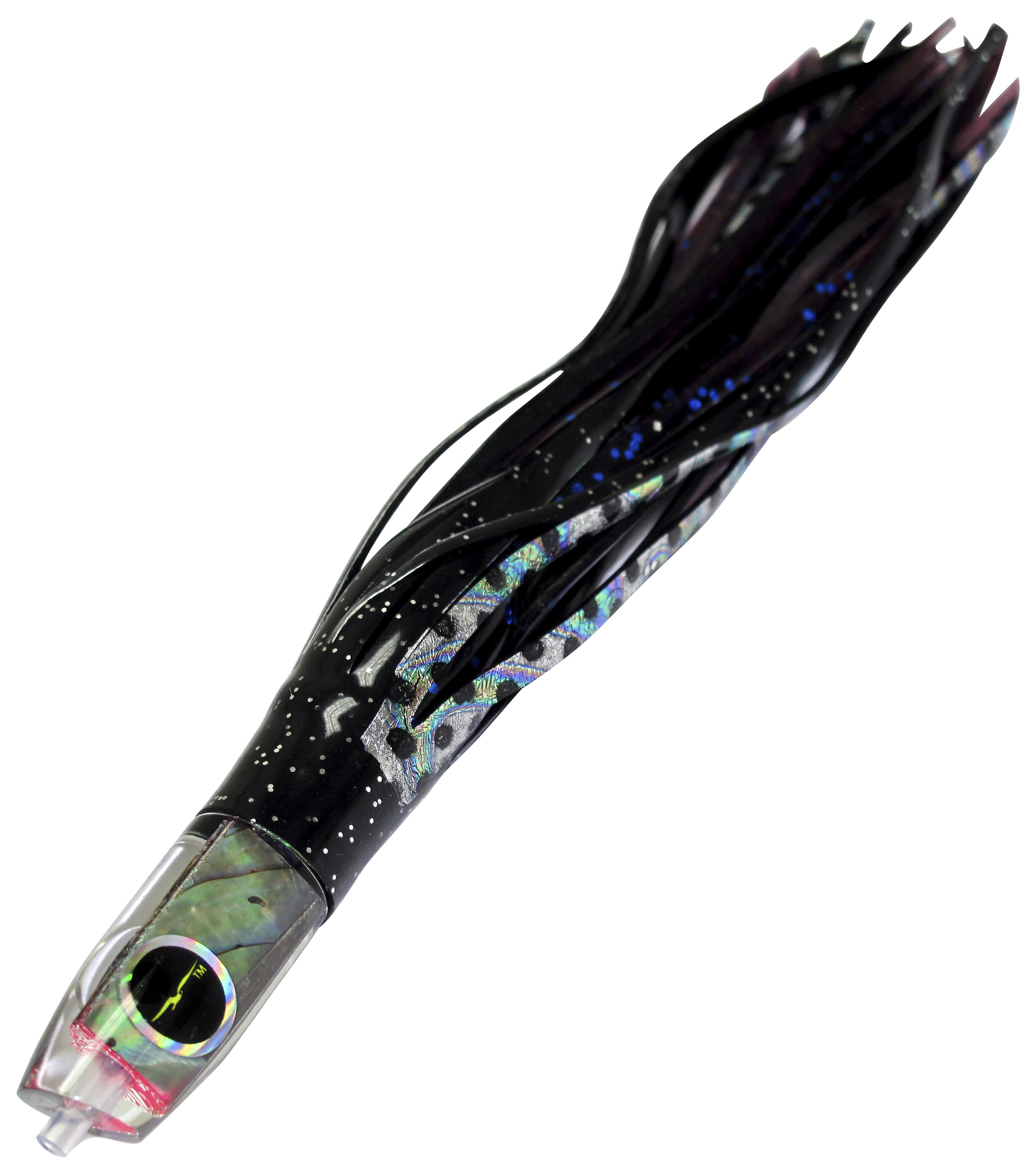 Image of Black Bart Demon Micro Bait - Black Dot/Purple Blue Dot