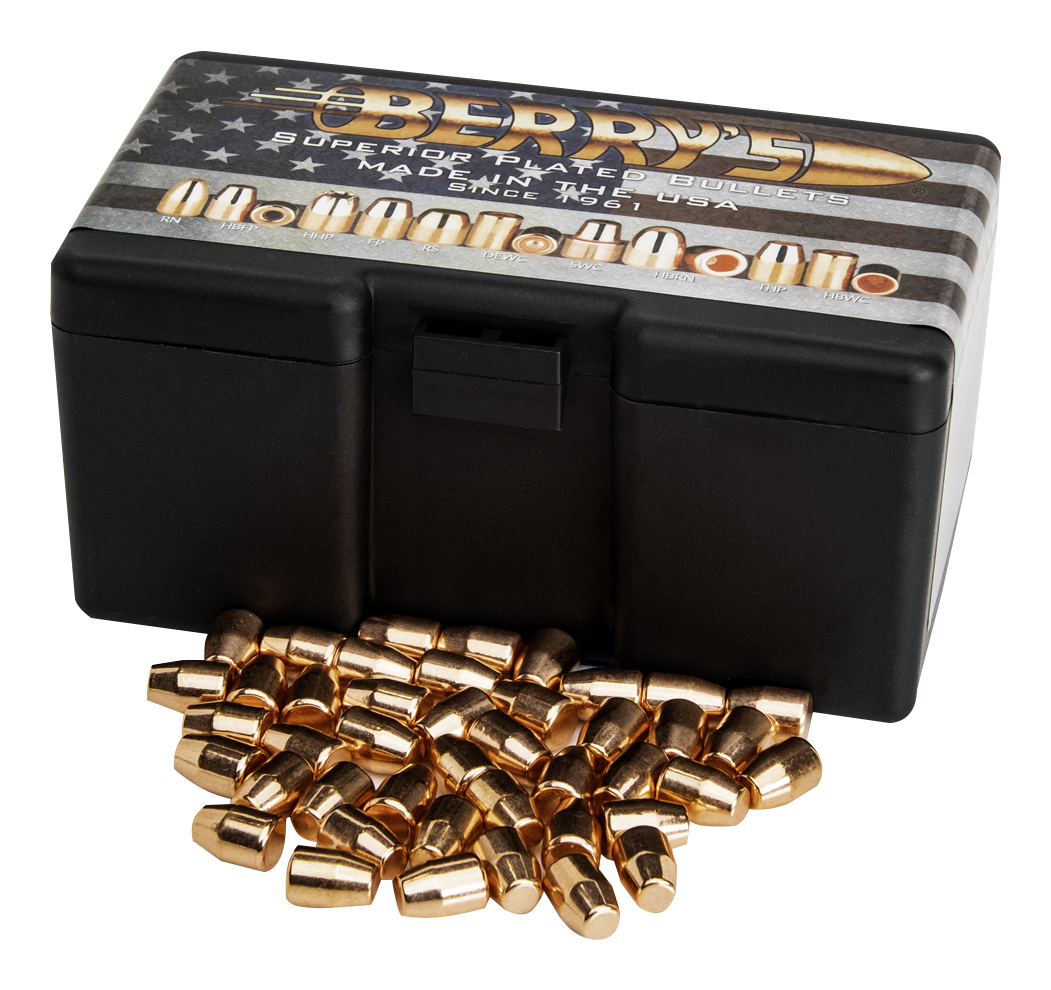 Berry's Preferred Plated FP Pistol Bullets - 125 Grain - .357 - 250 Rounds
