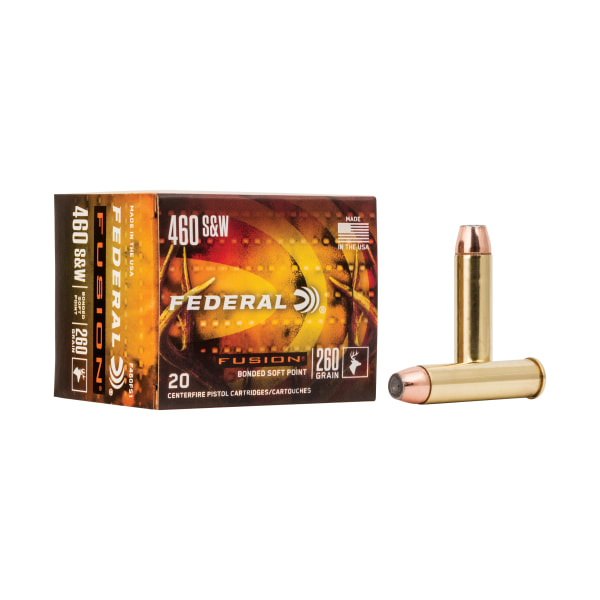 Federal Premium Fusion Handgun Ammo - .460 S&amp;ampW Magnum