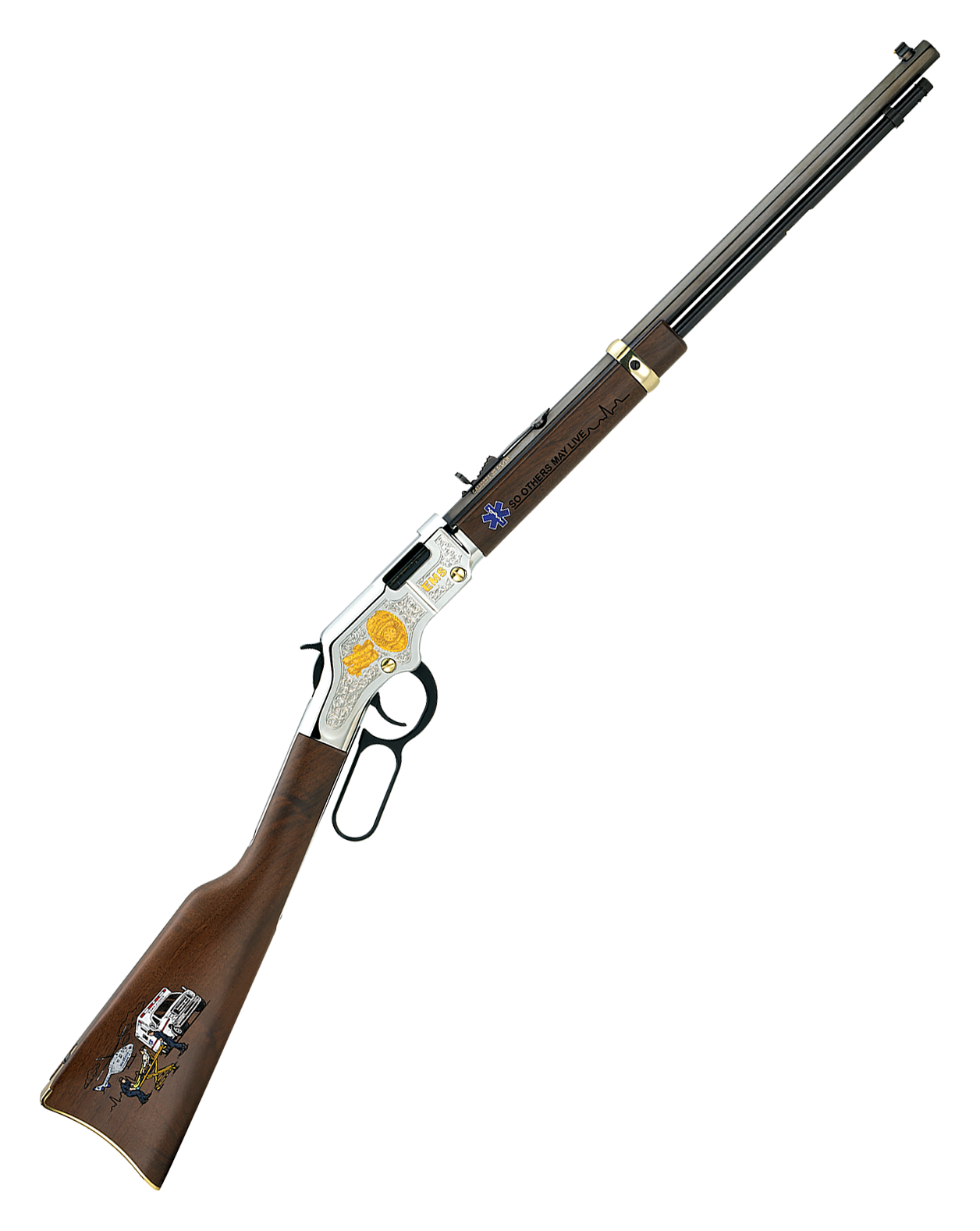 Henry EMS Tribute Edition Rifle - Brown -  H004EMS