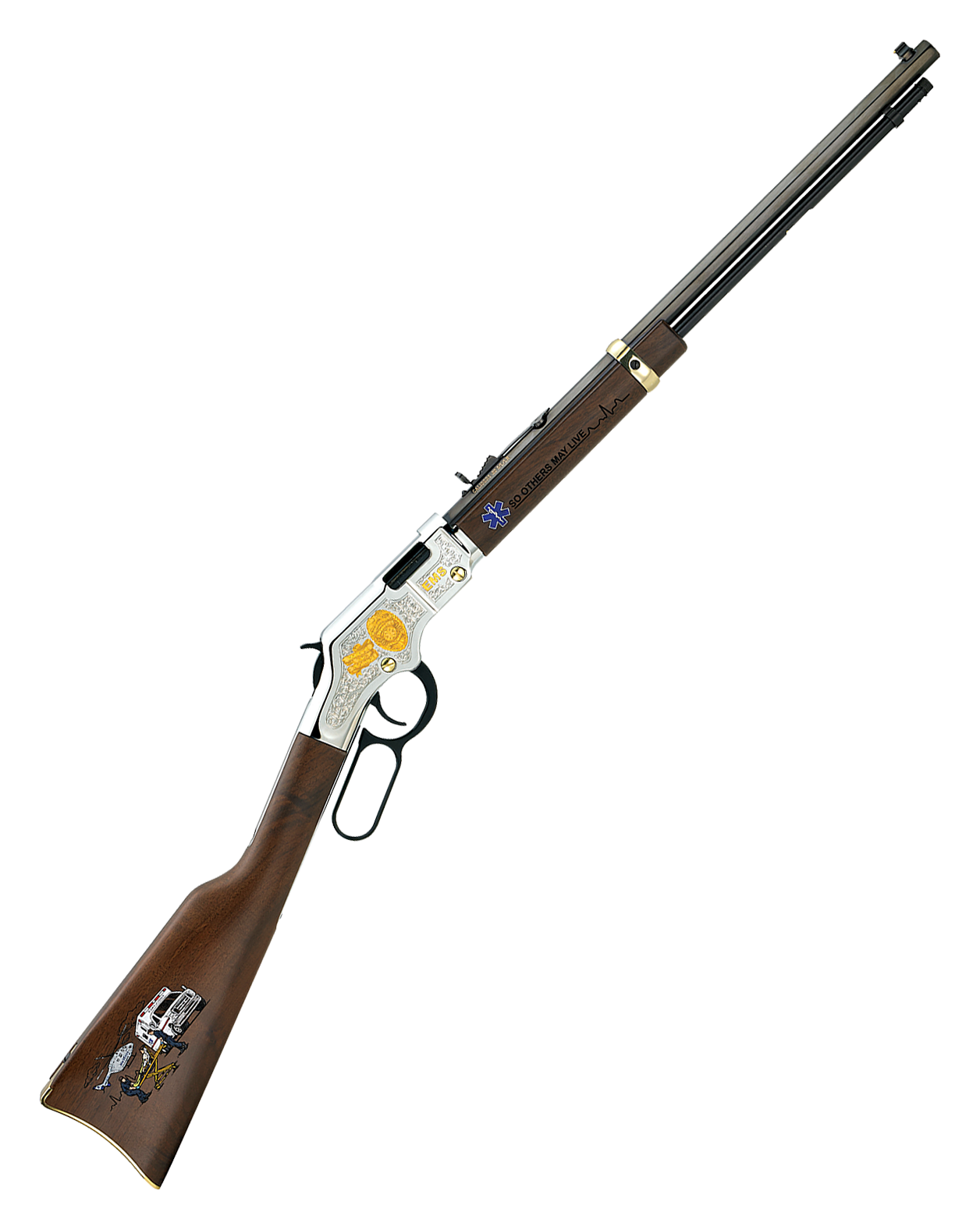 Henry Golden Boy EMS Tribute Edition Lever-Action Rimfire Rifle