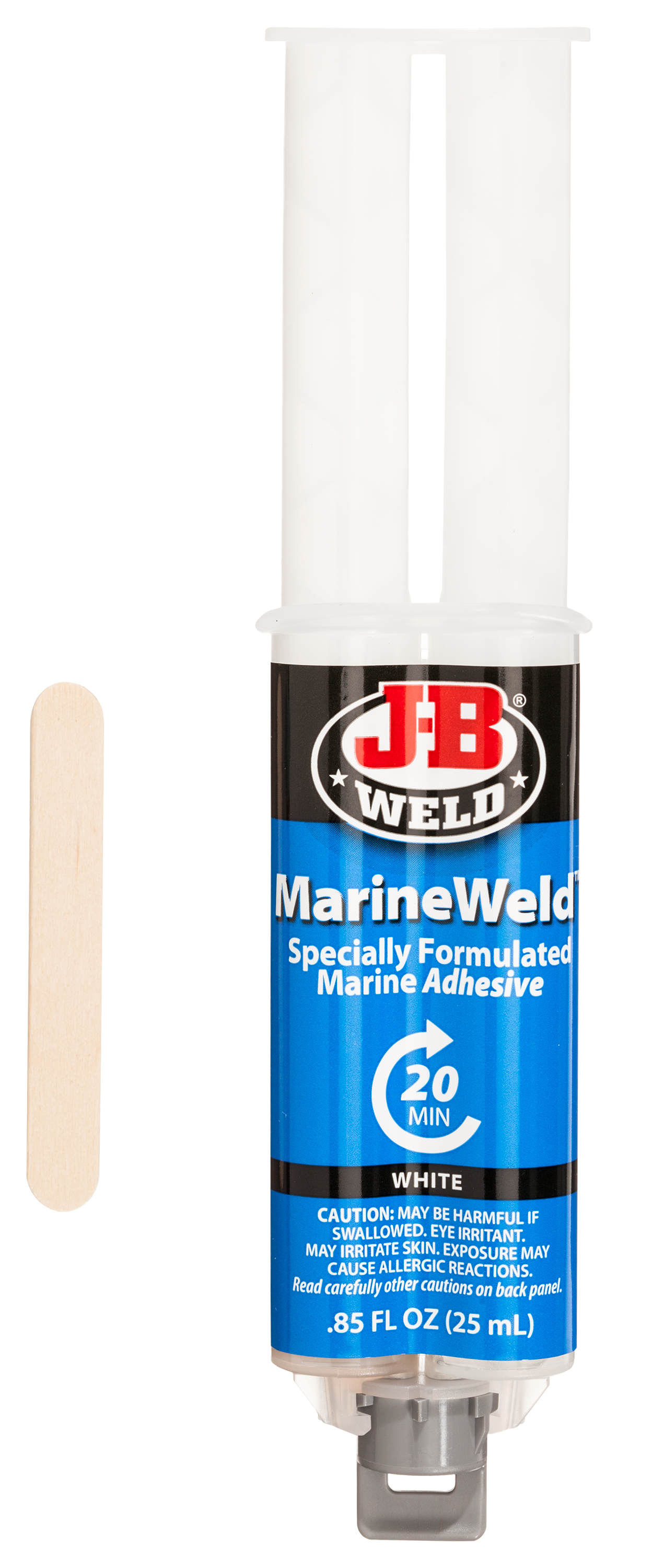 JB Weld Plastic Bonder Marine Clear Kwik Weld - 25ml Syringe Epoxy Adhesive Glue