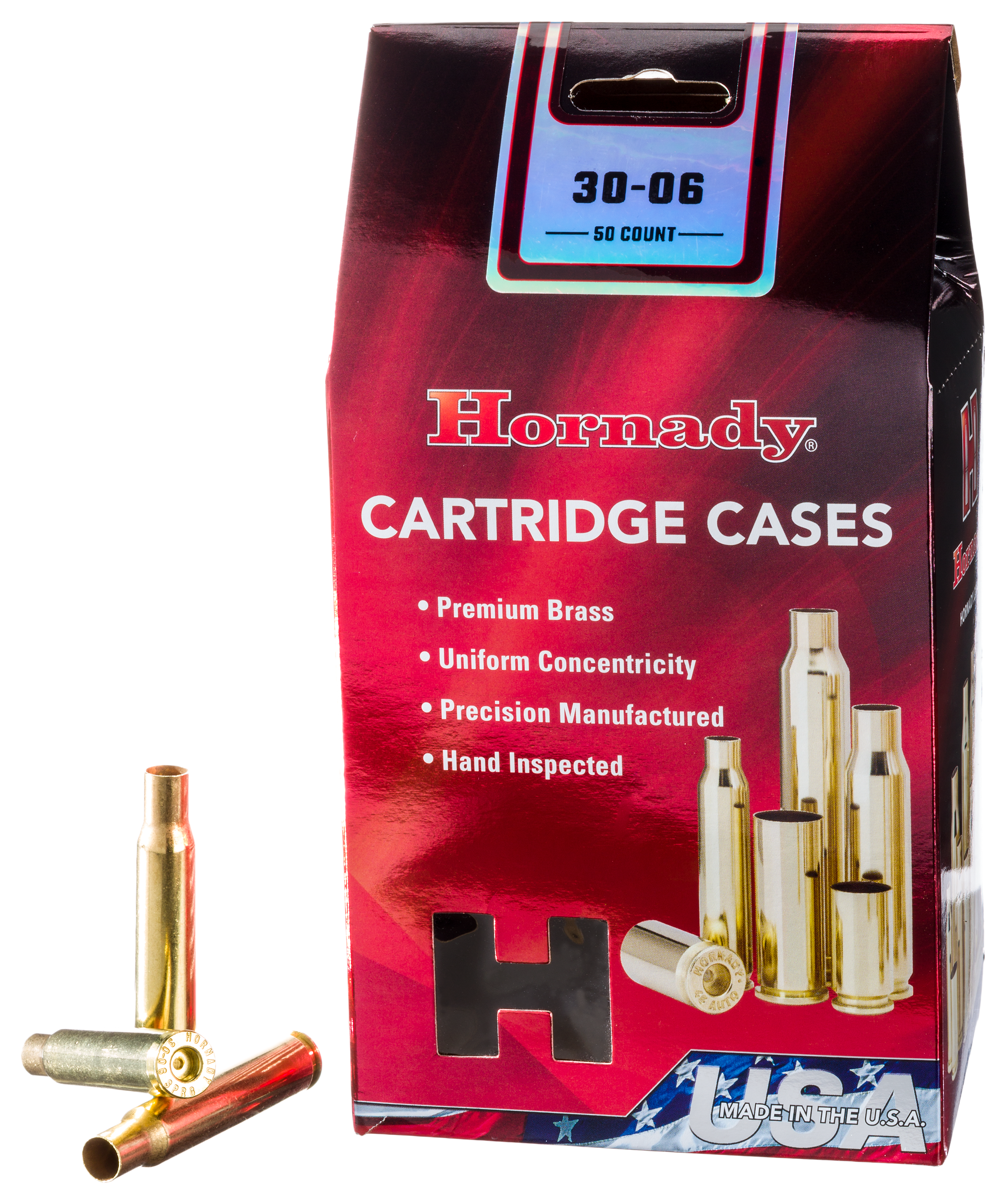 Hornady Unprimed Brass Rifle Cartridge Cases