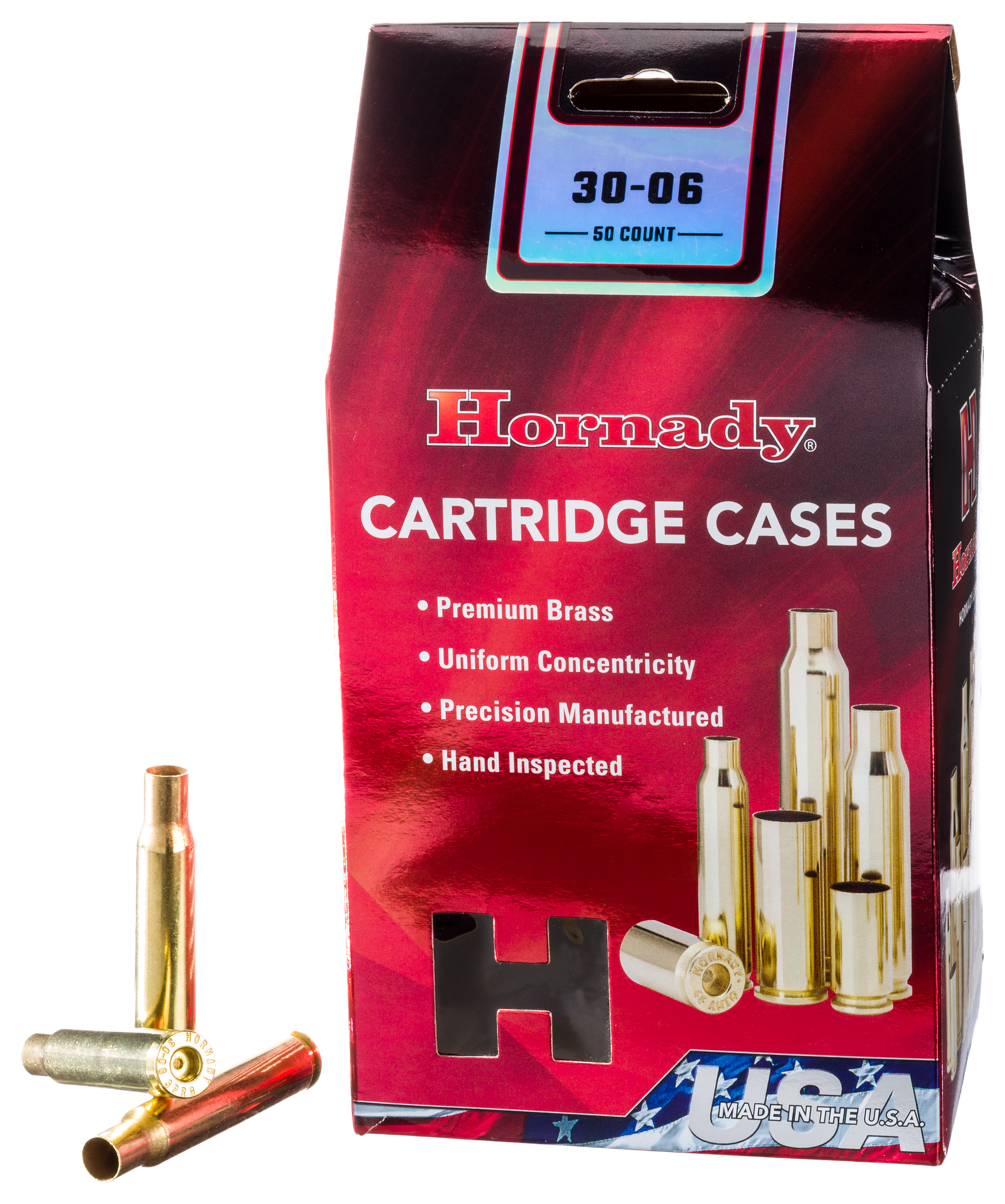 Image of Hornady Unprimed Brass Rifle Cartridge Cases - .223 Remington