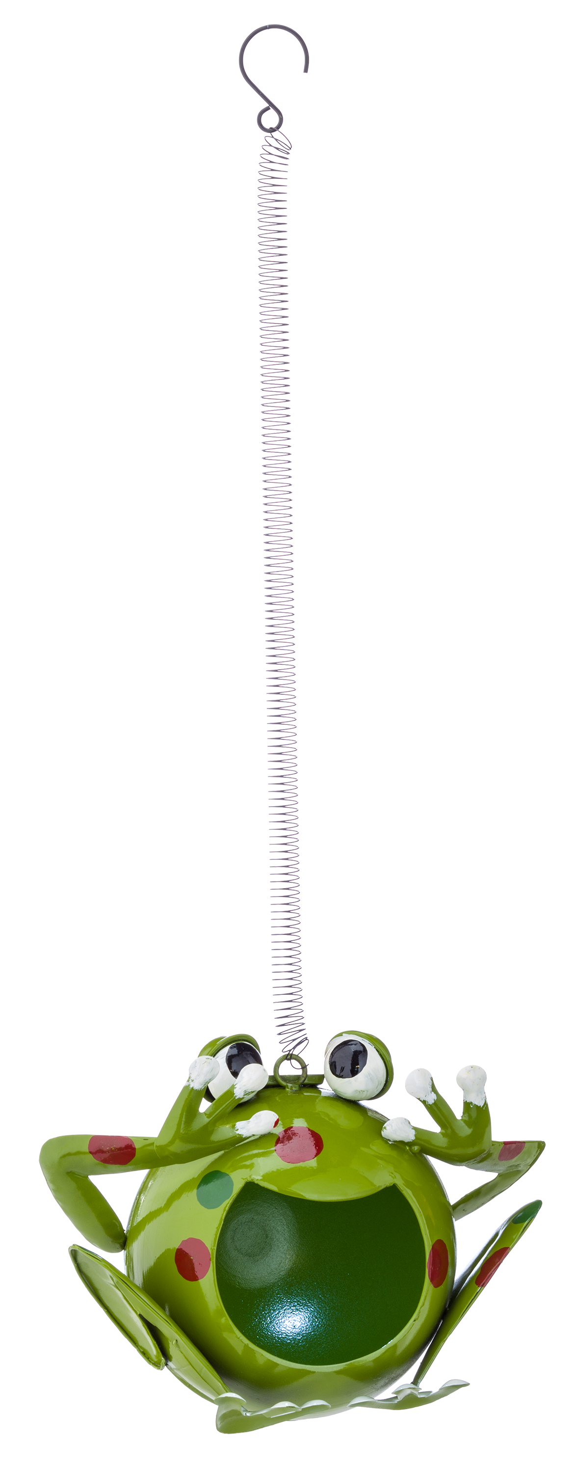 Land & Sea Metal Frog Plant Stick