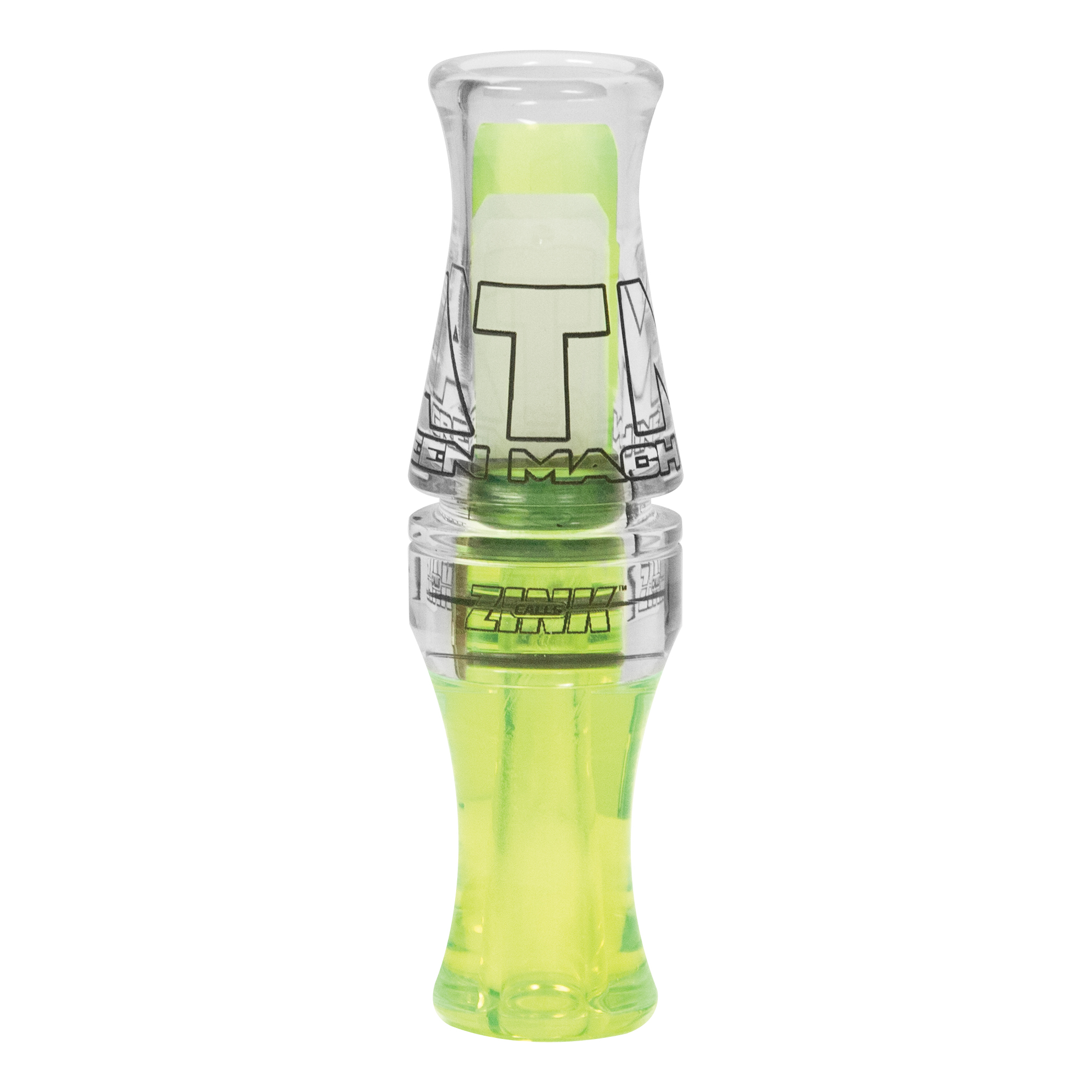 Image of Zink Calls ATM Green Machine Polycarbonate Duck Call - Lemon Drop