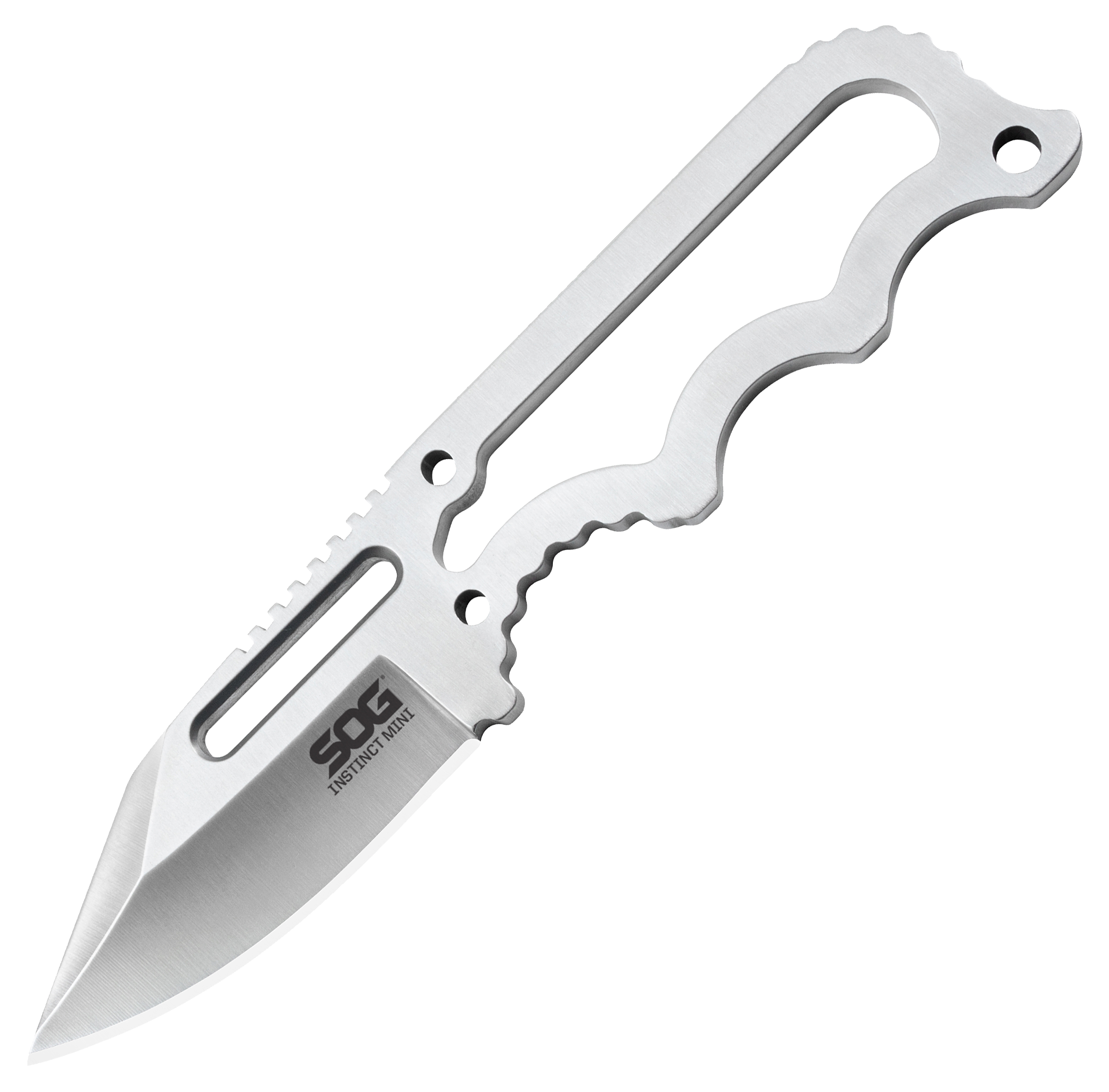 SOG Instinct Mini Fixed Blade Knife - Satin - 1.9