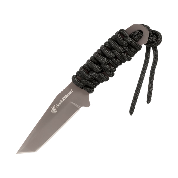 Smith and Wesson Full Tang Tanto Fixed Blade Neck Knife