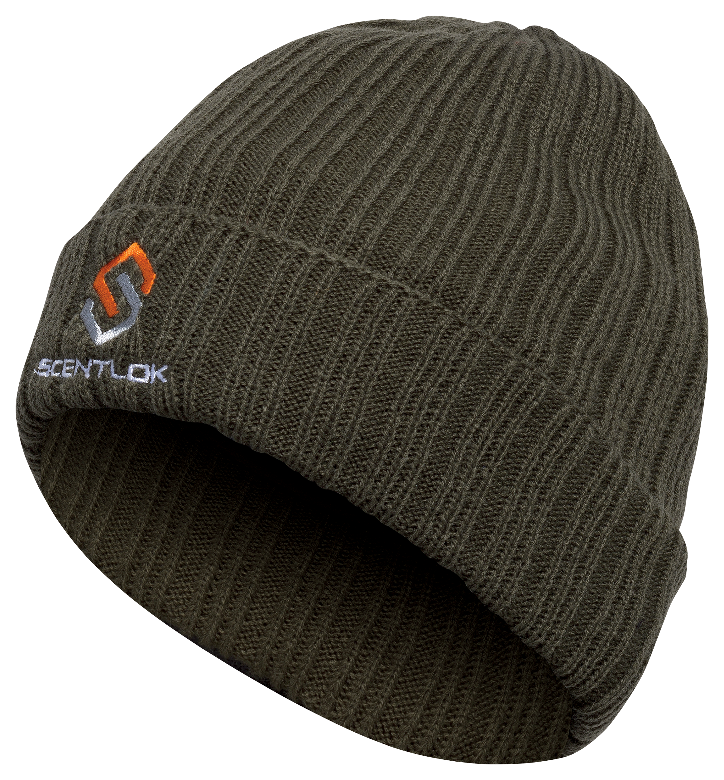 Image of ScentLok Carbon Alloy Knit Cuff Beanie for Men - Forest Green