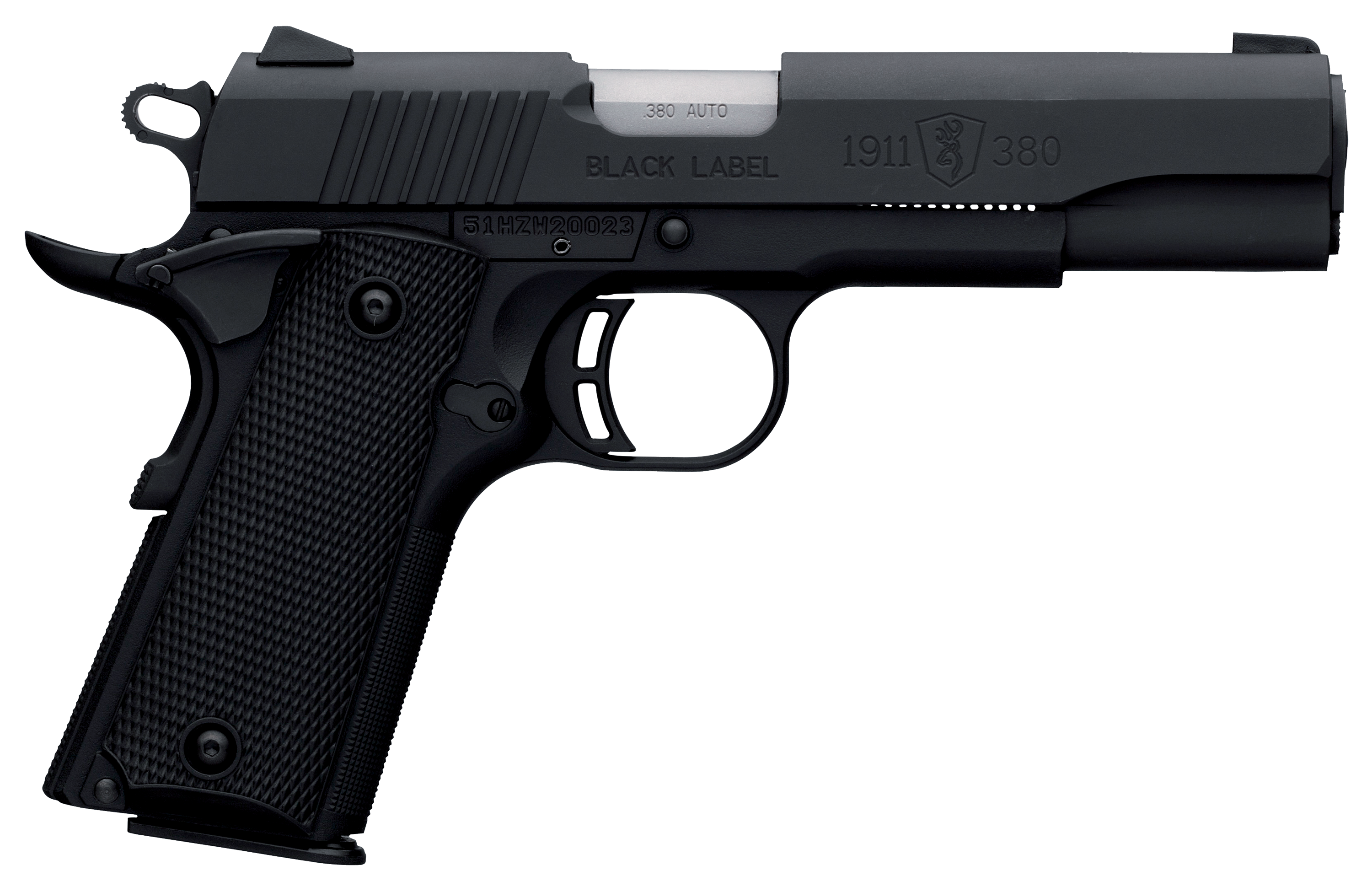 Browning Black Label 1911-380 Semi-Auto Pistol - .380 ACP - Black