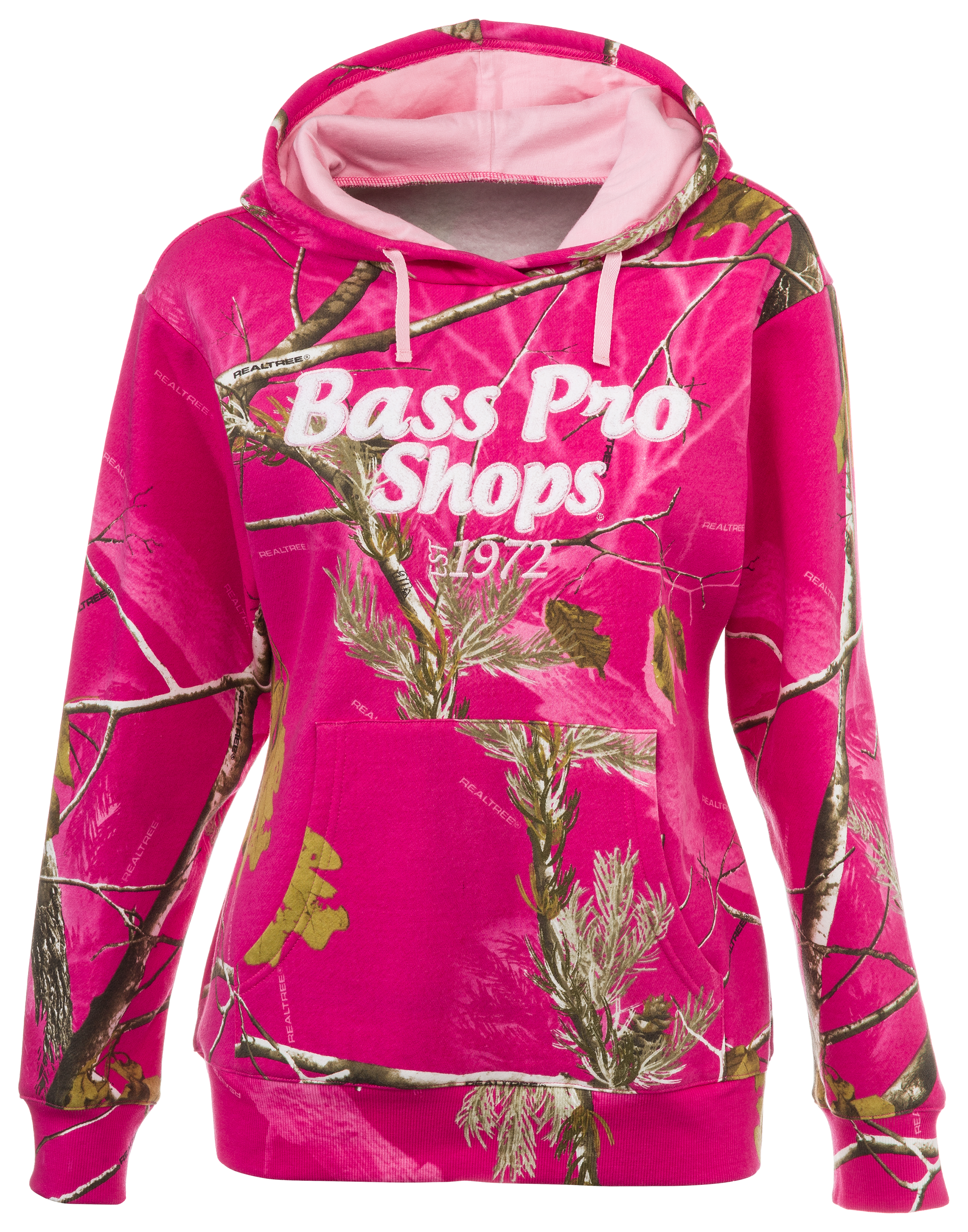 Bass Pro Shops Chenille Logo Camo Hoodie for Ladies