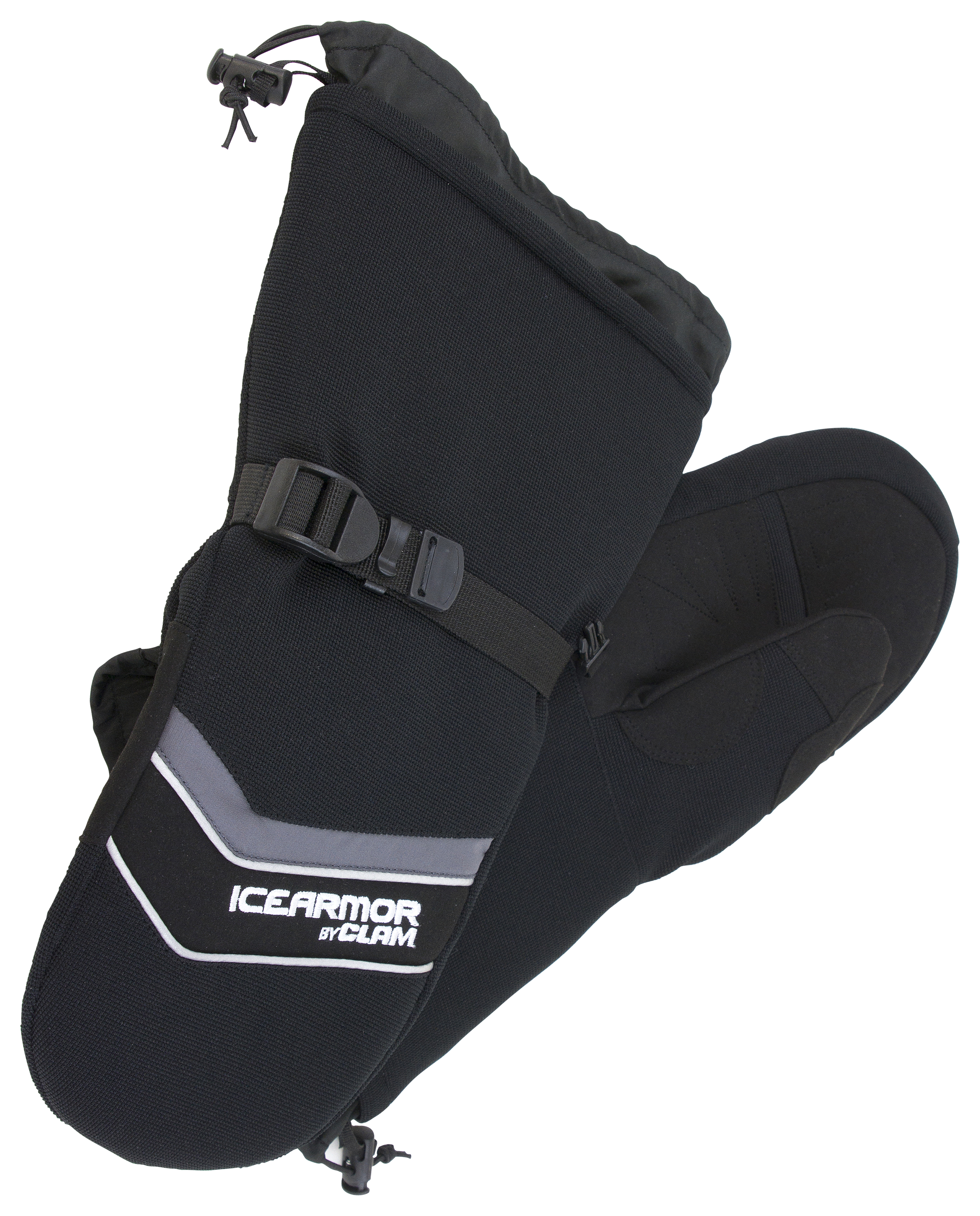 IceArmor by Clam Edge Mitts for Men - Black - XL