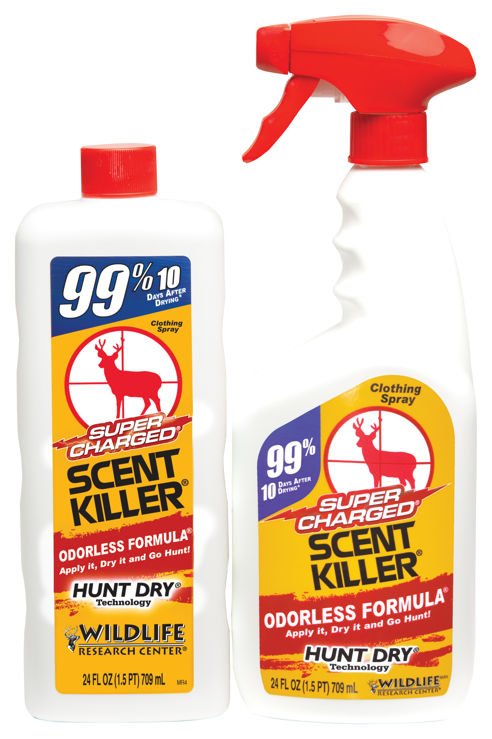 Wildlife Research Center Super Charged Scent Killer Spray Combo - 24 oz./24 oz.