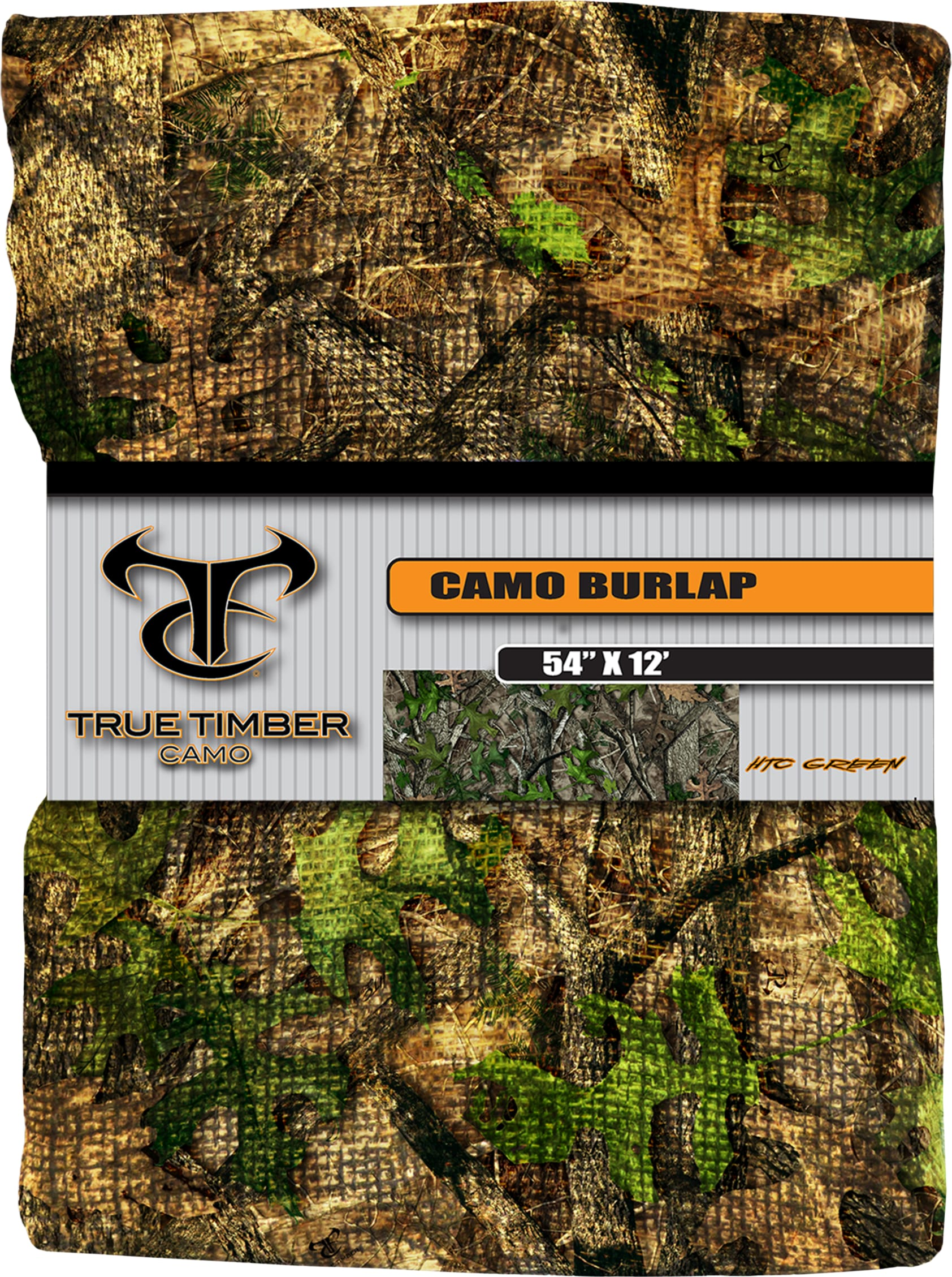Camo Burlap Blind Fabric - TrueTimber HTC Green
