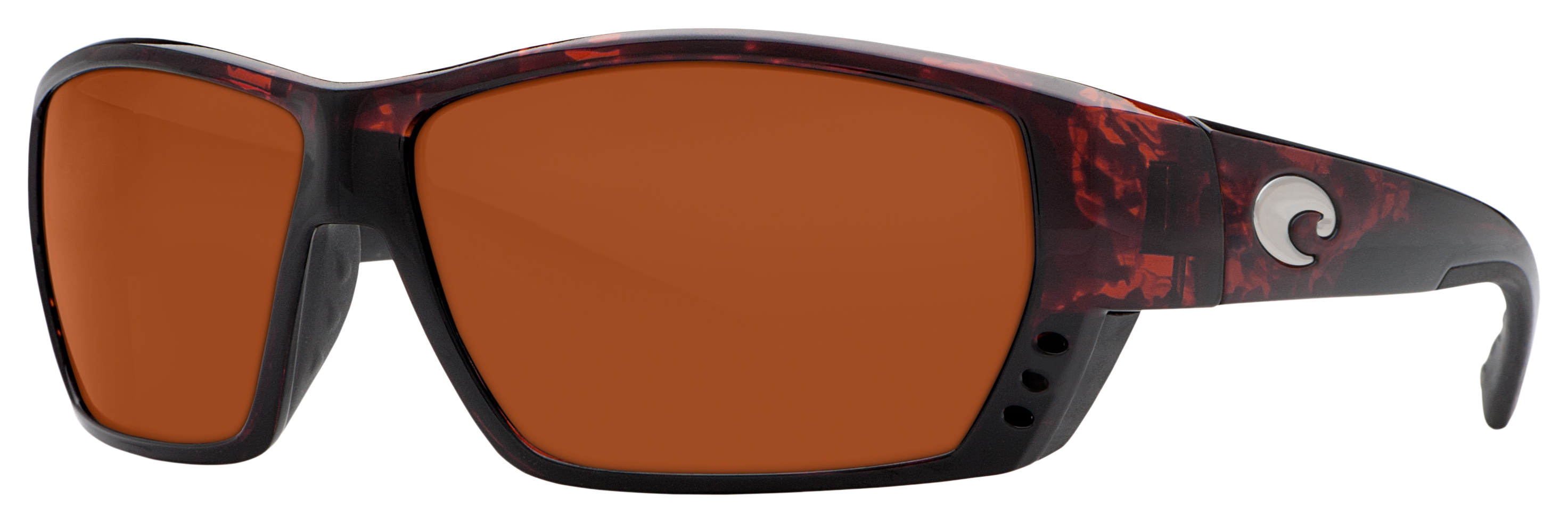 Image of Costa Del Mar Tuna Alley Readers 580P Polarized Reading Sunglasses - Shiny Tortoise/Copper - 1.50